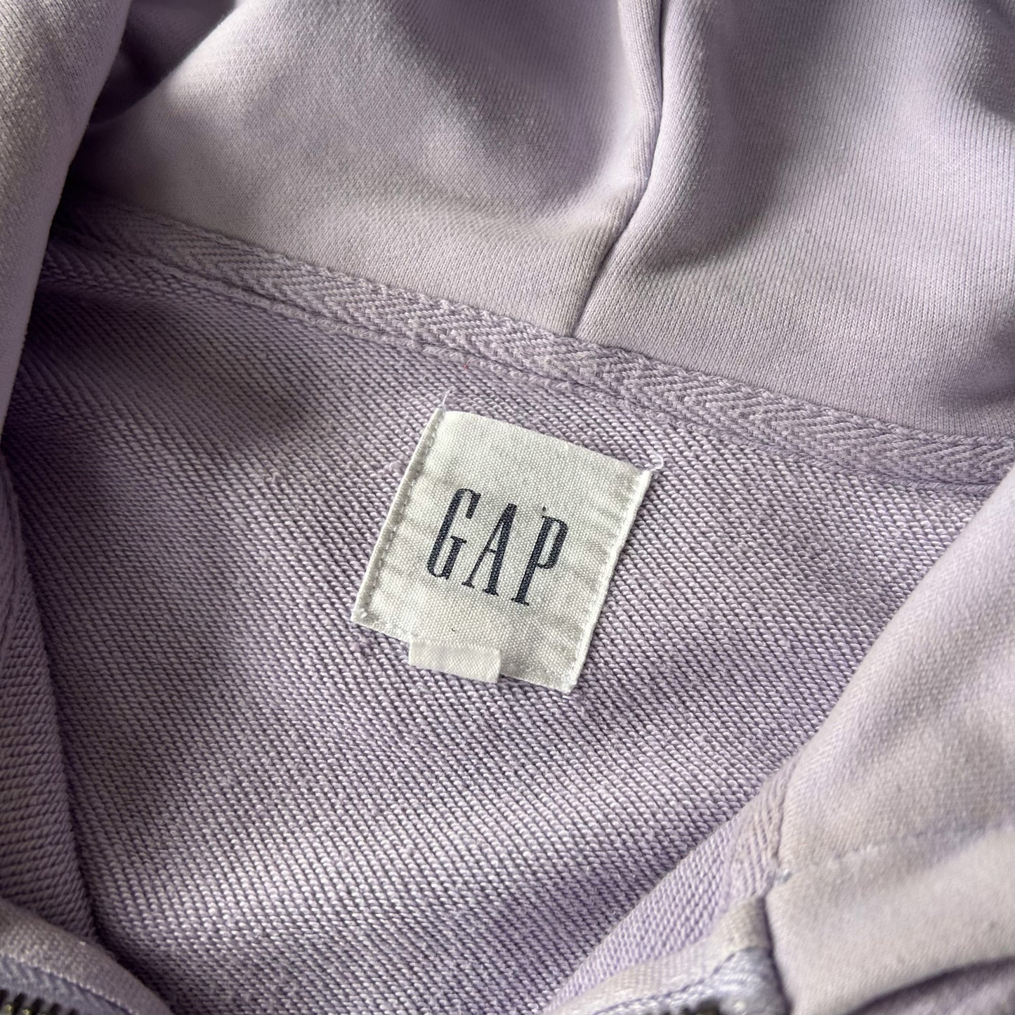 GAP Lavender Logo Zip-Up Hoodie