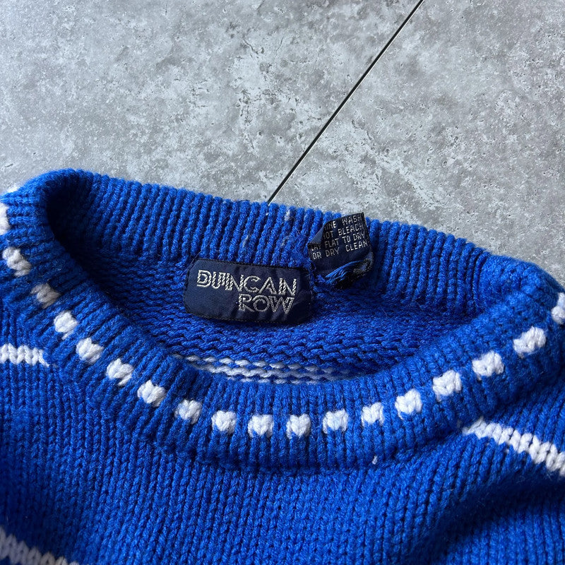Vintage Men's Duncan Row Knitted Sweater