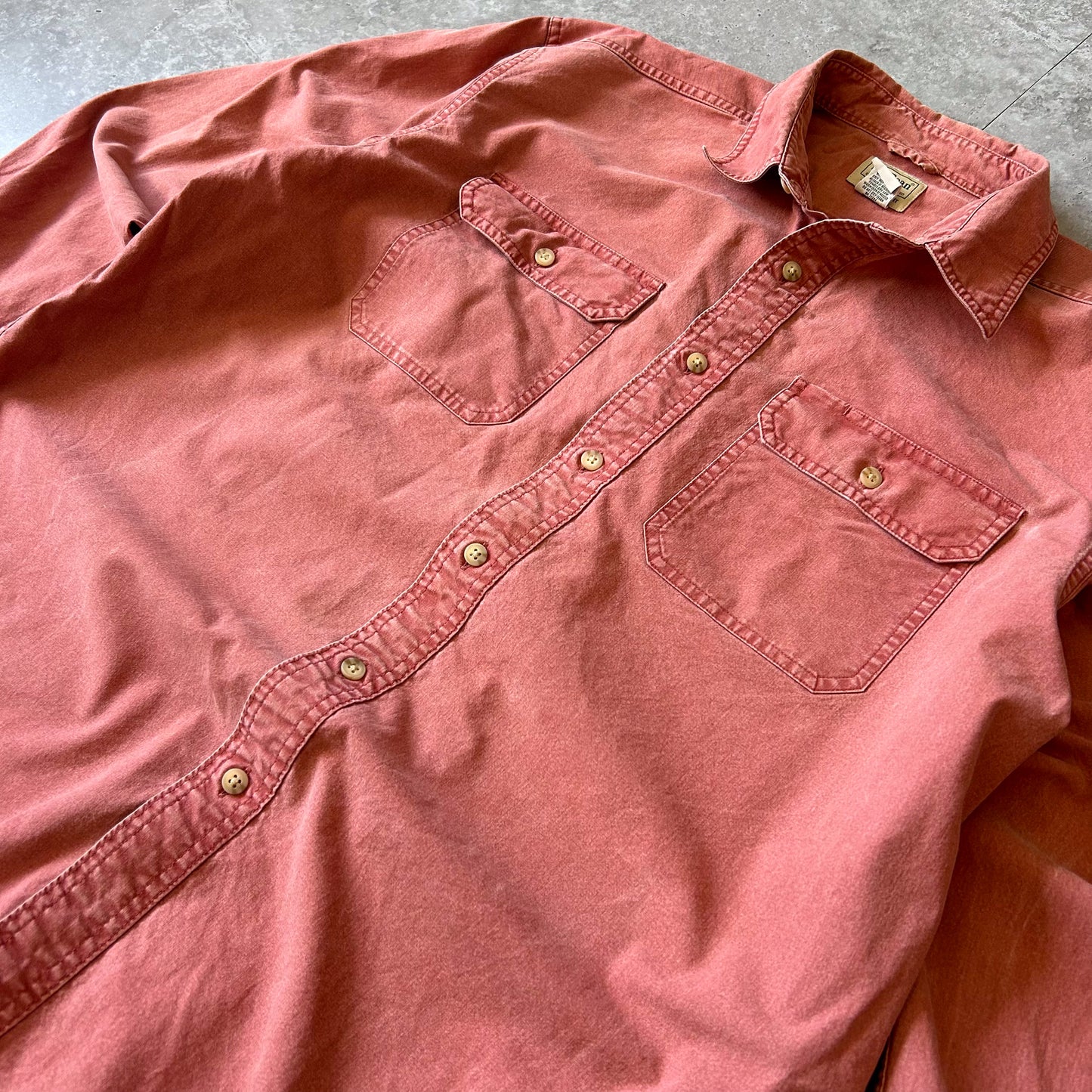 Vintage L.L. Bean dark Cotton Utility Shirt