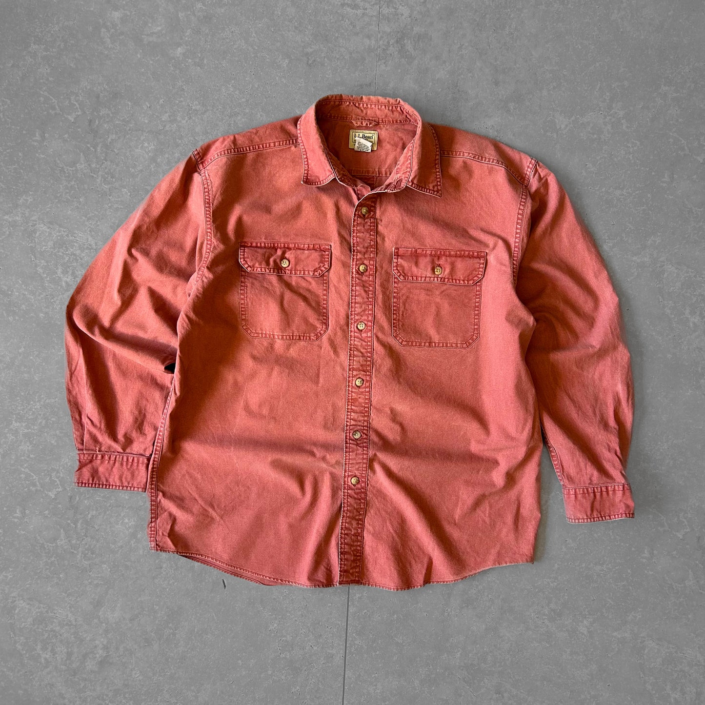 Vintage L.L. Bean dark Cotton Utility Shirt