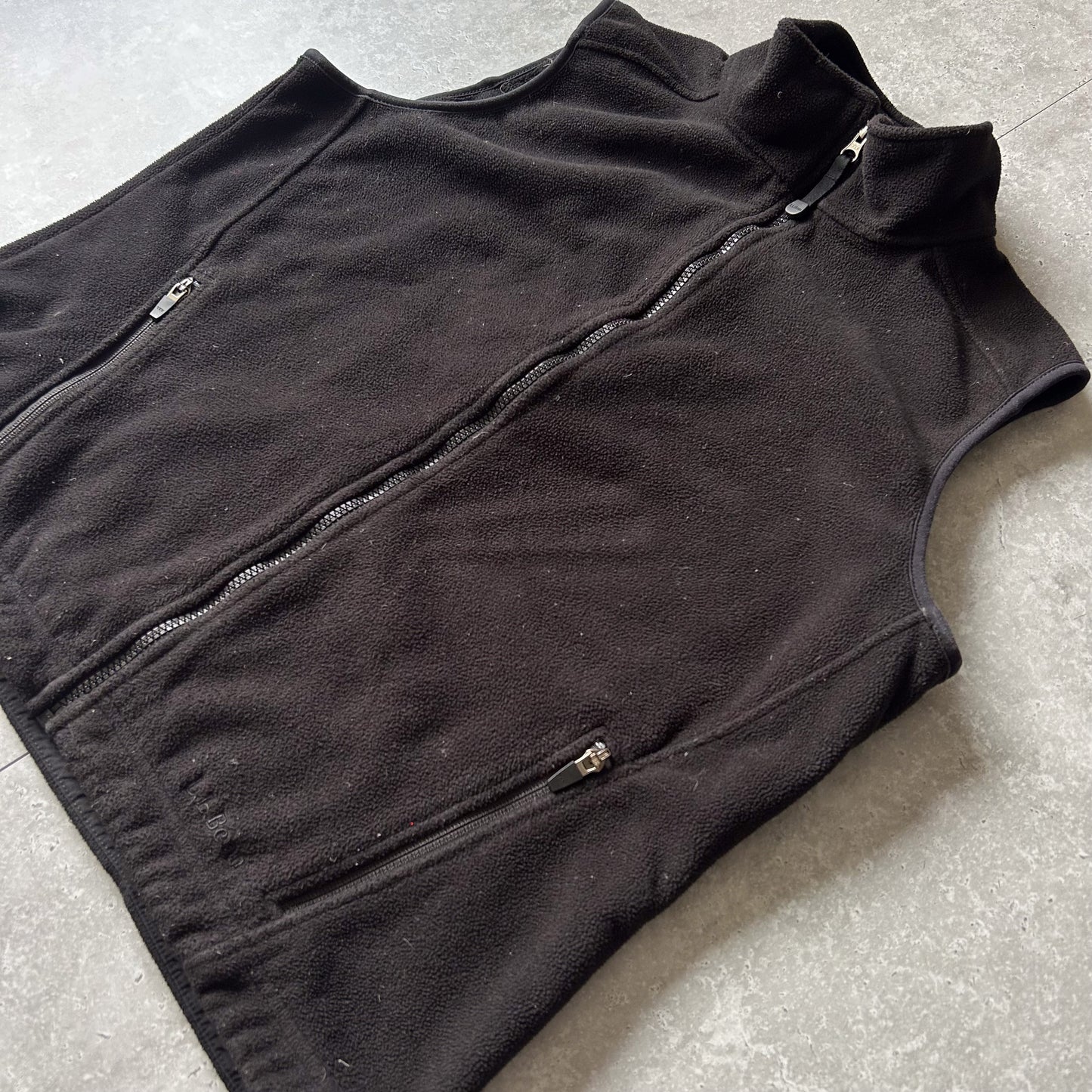 LL Bean Women's Black Fleece Vest