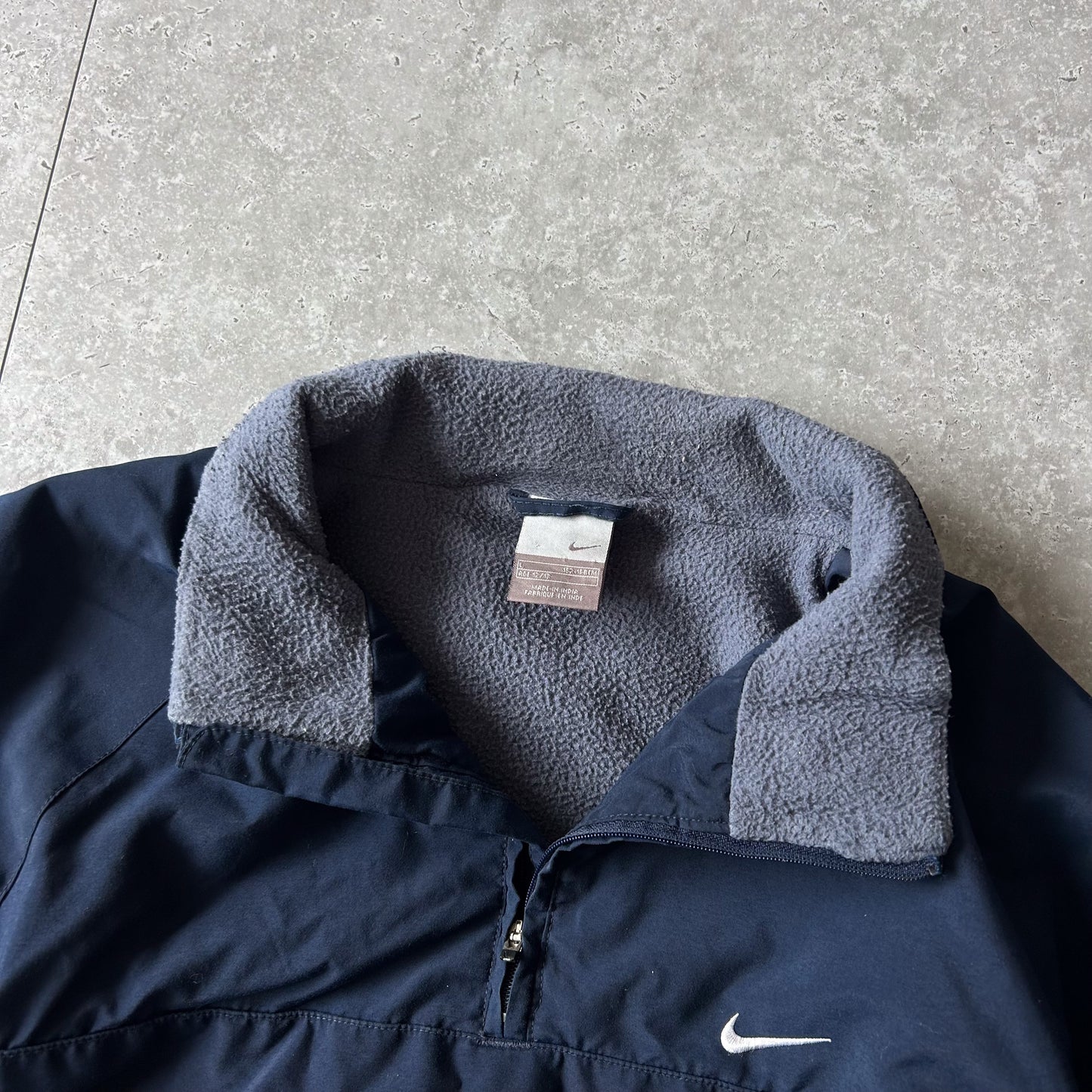 Vintage Nike shox Navy Half-Zip Pullover Jacket