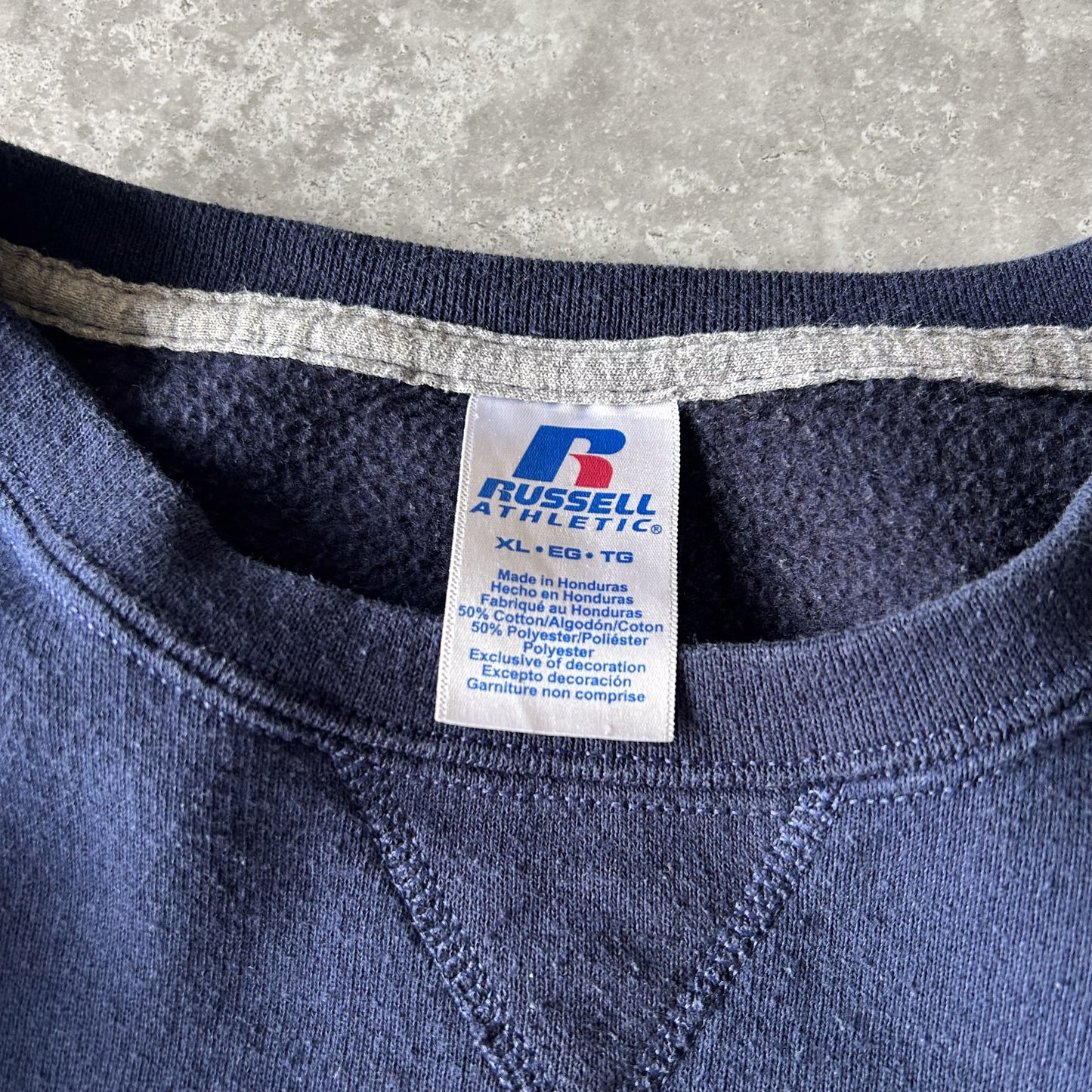 Russell Athletic Classic Navy Sweatshirt