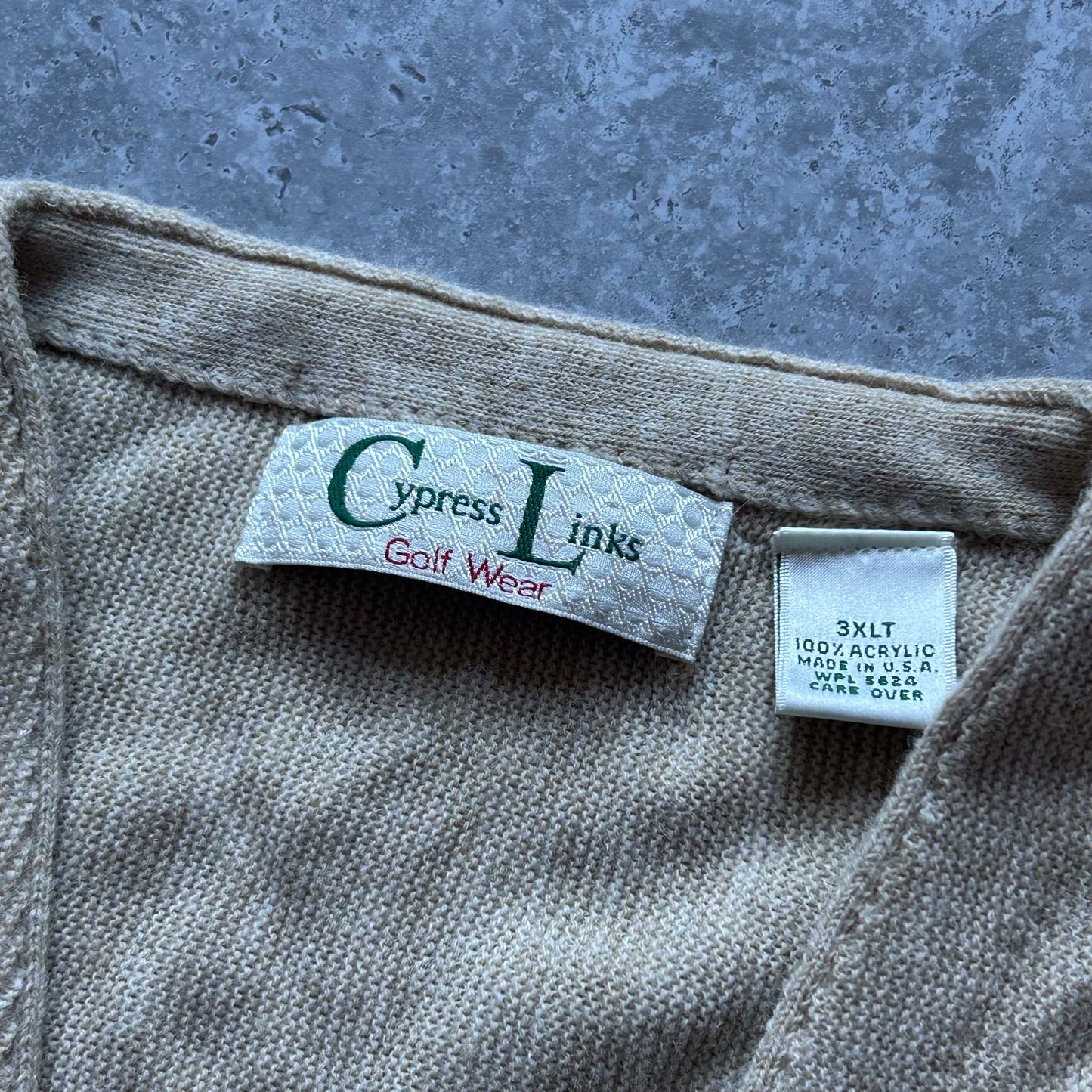 Cypress Links Golf Cardigan