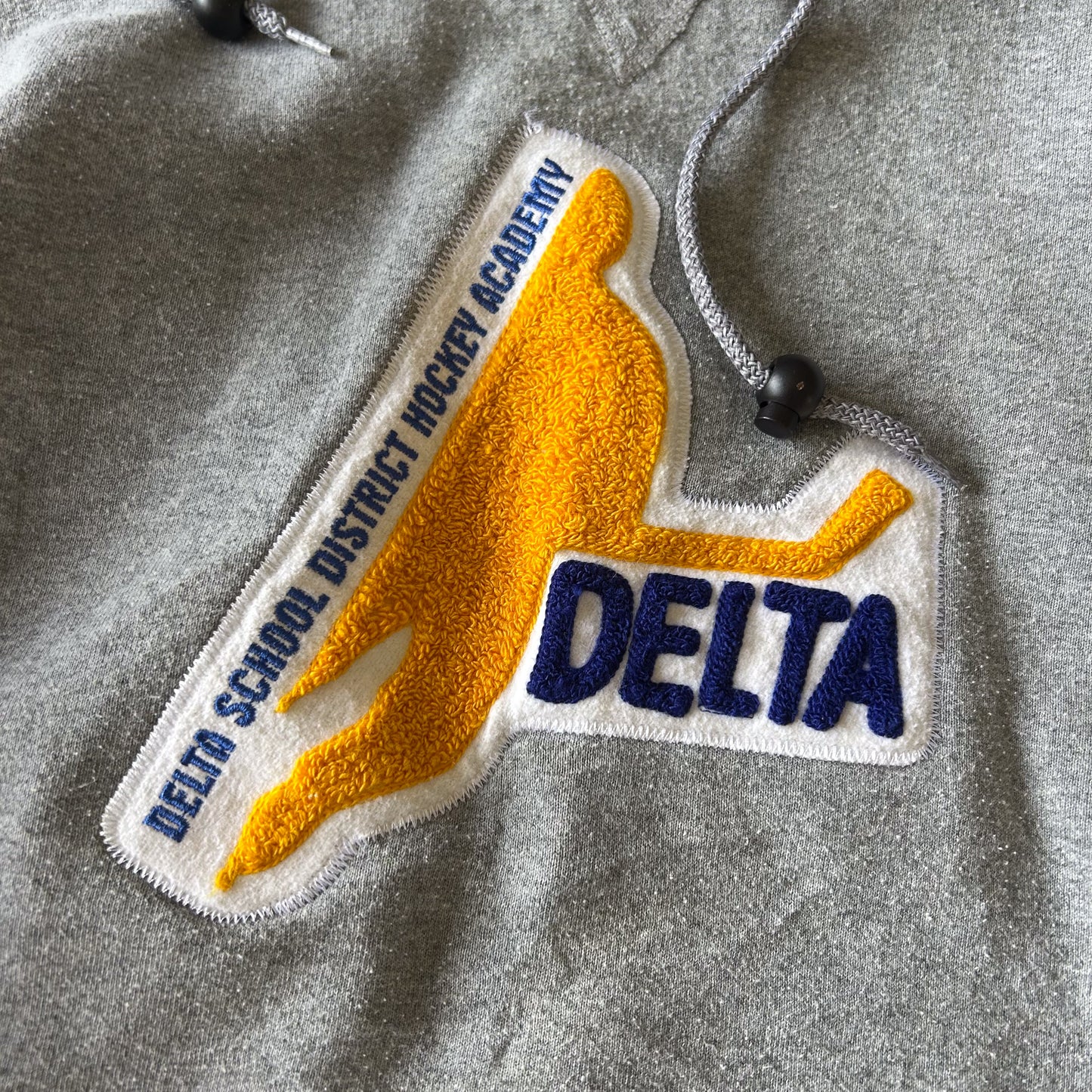 Vintage Russell Athletic Delta Hooded Sweatshirt