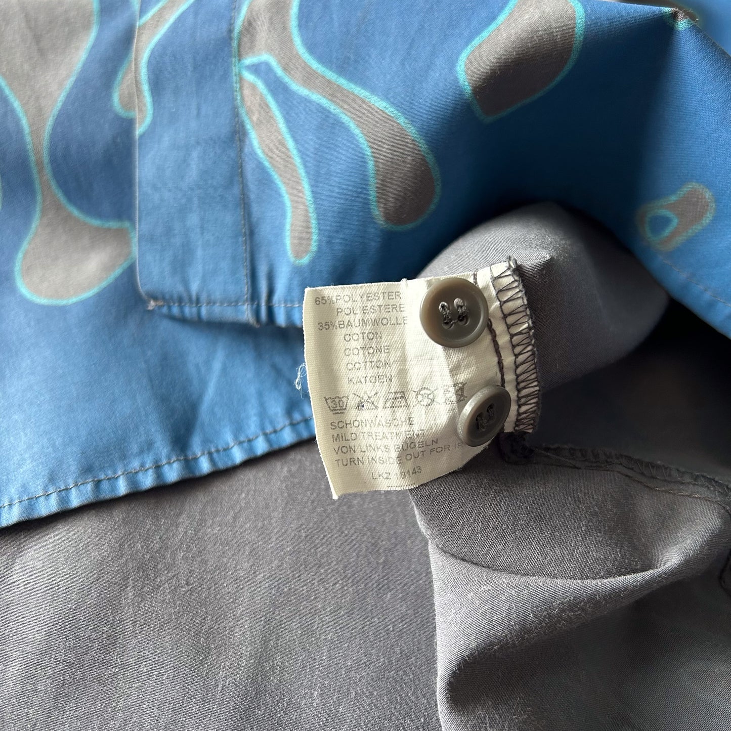 Vintage y2k Flame Detail Shirt