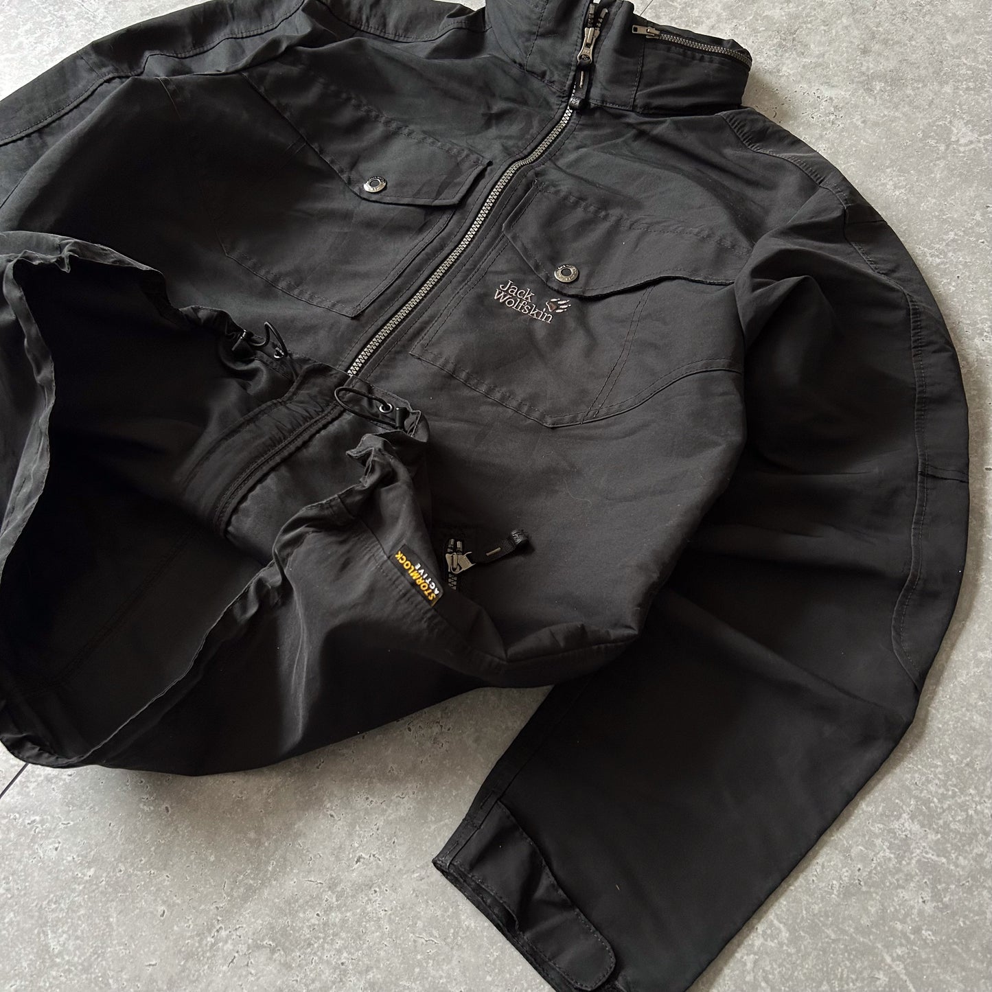 Jack Wolfskin Black Outdoor Jacket