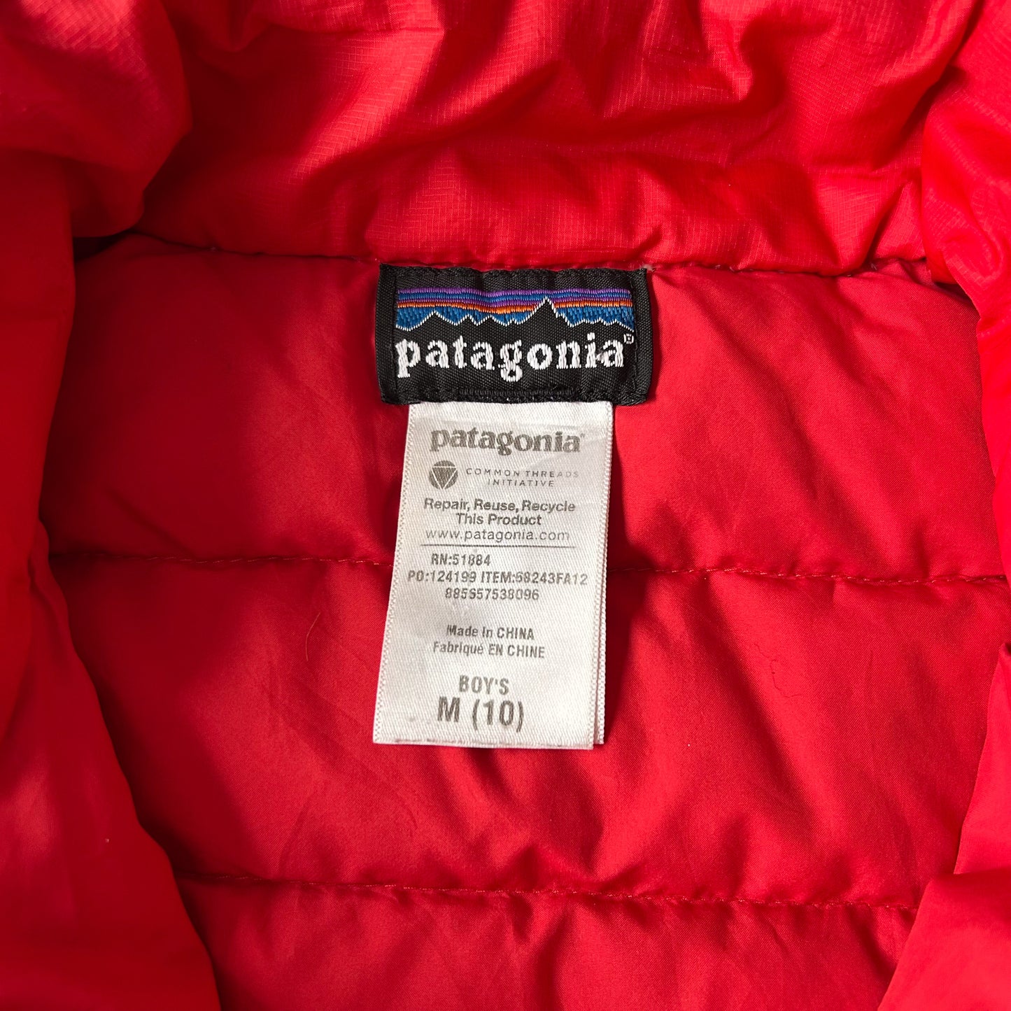 Patagonia kids Red Insulated Jacket