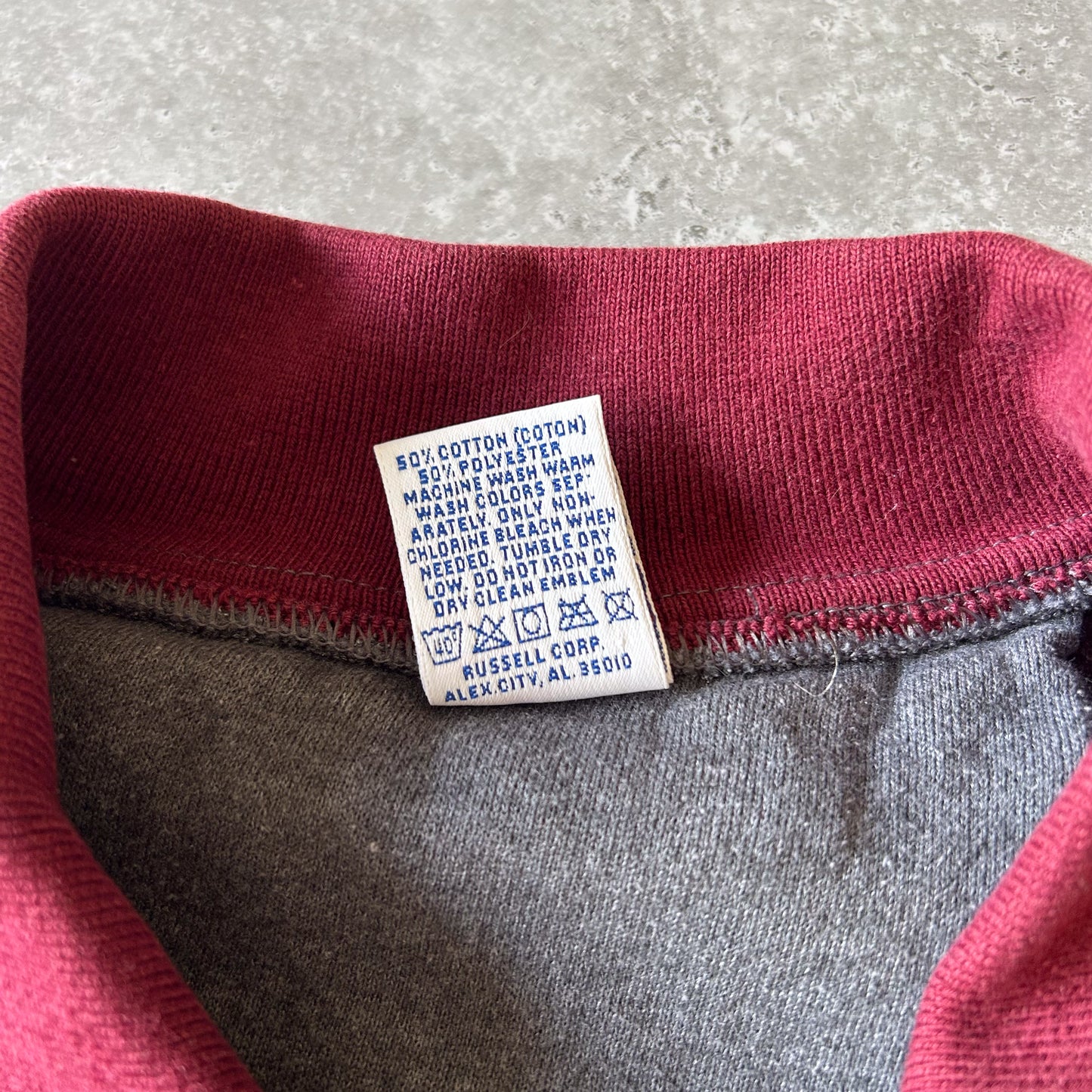 Vintage Russell Athletic Quarter-Zip Sweatshirt