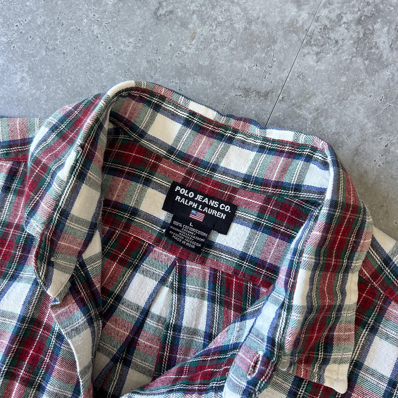 Vintage Men's Polo Jeans Co. Ralph Lauren Long Sleeve Shirt
