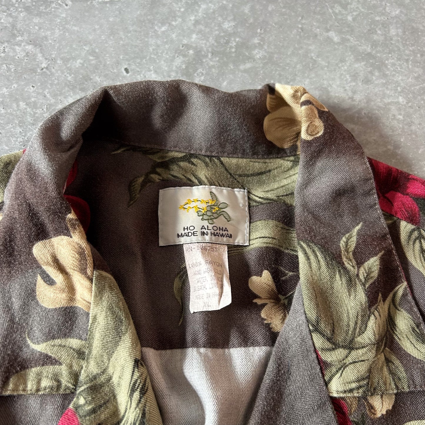 Vintage Hawaiian Floral Shirt by Ho Aloha