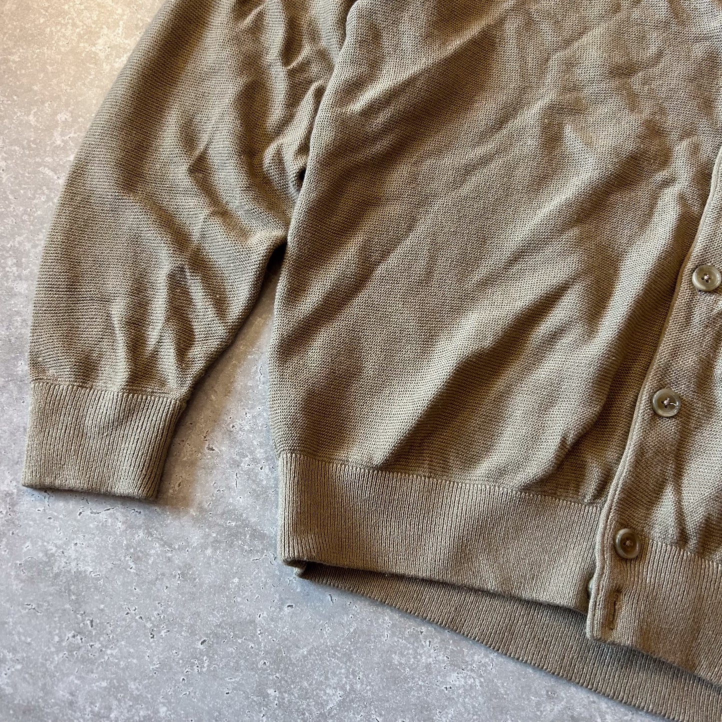 1990s | Cypress Links Ribbed Cardigan