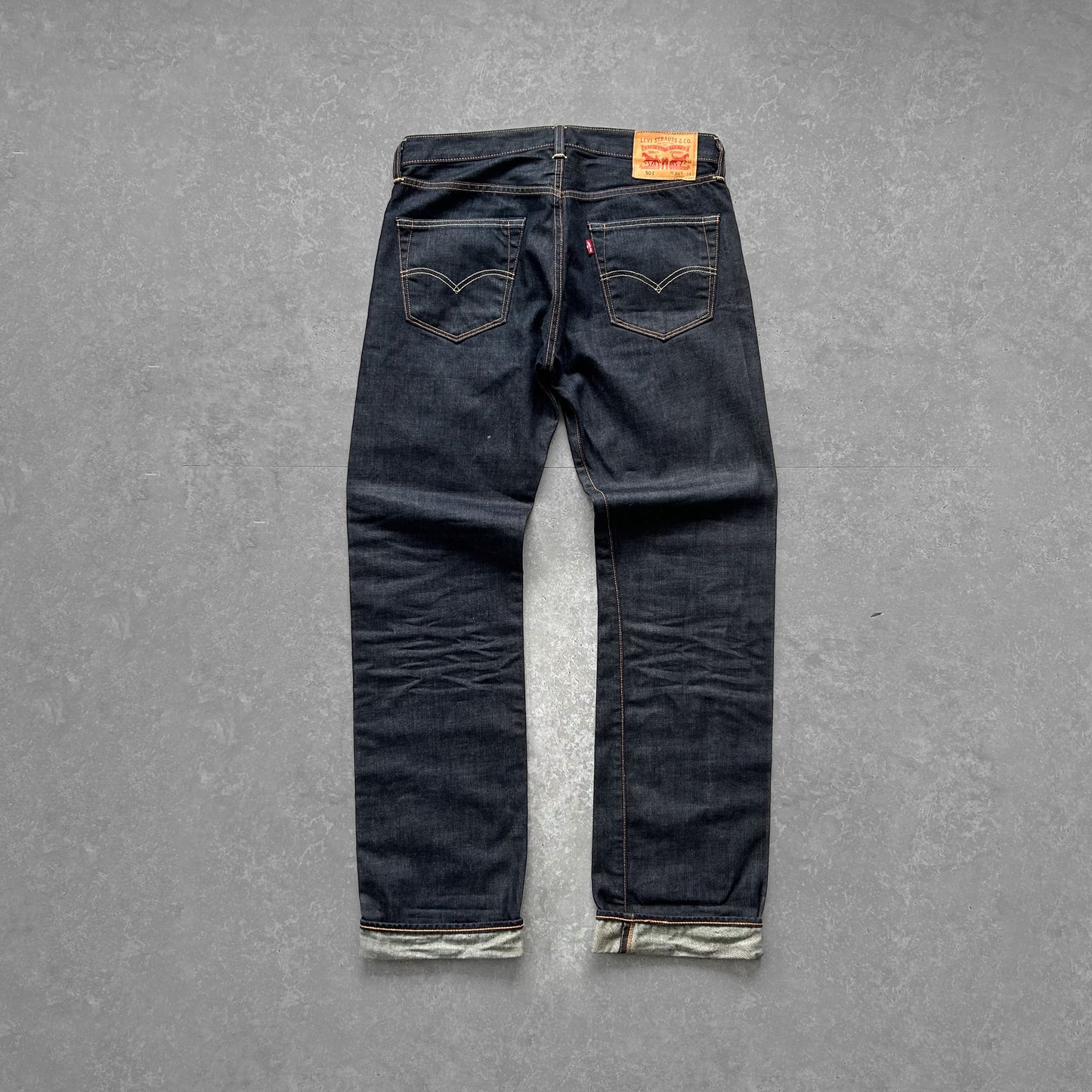 Levi's 501 Original Jeans – Dark Indigo Denim, W34/L34