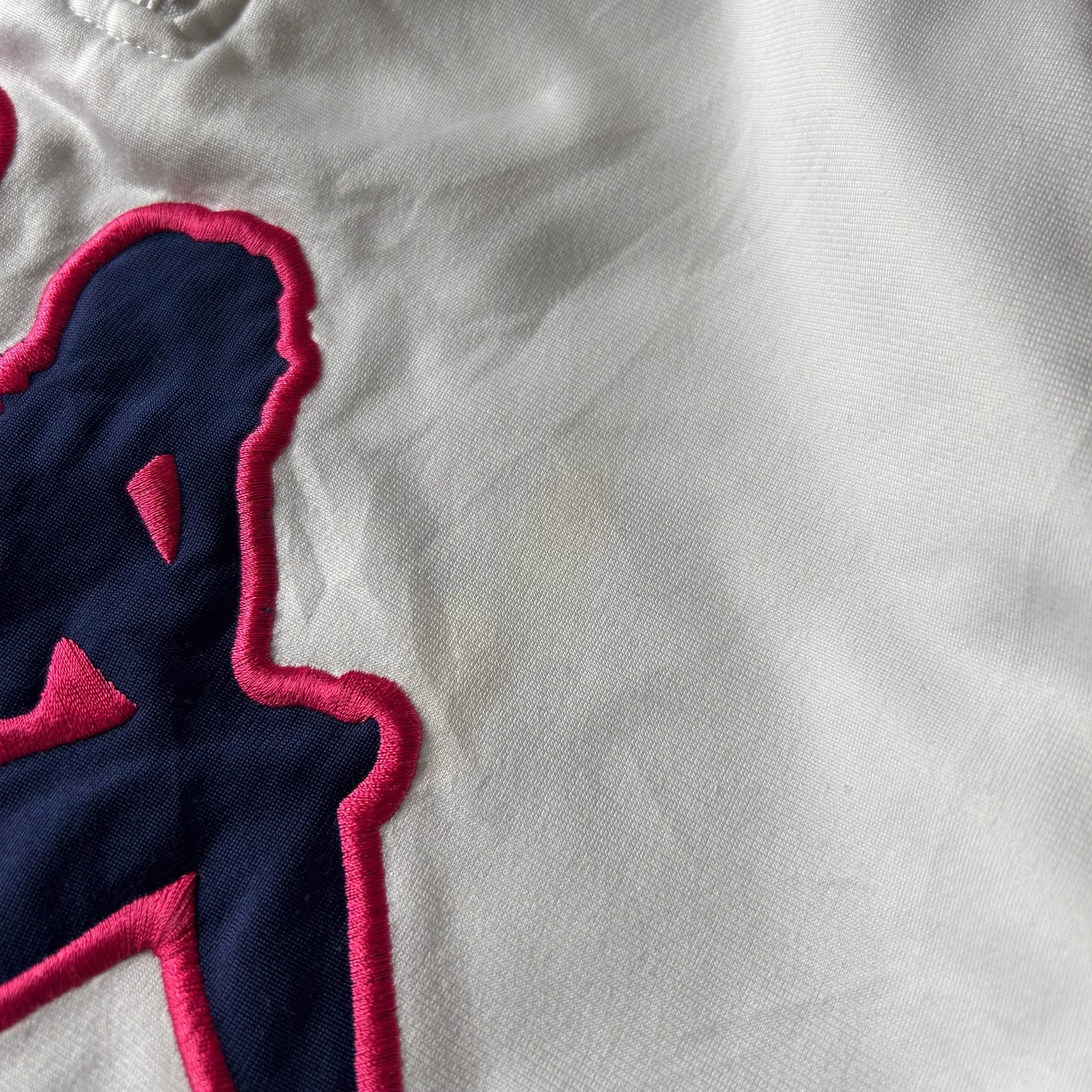 Vintage Kappa Half Zip Track Jacket White Navy Red - Medium