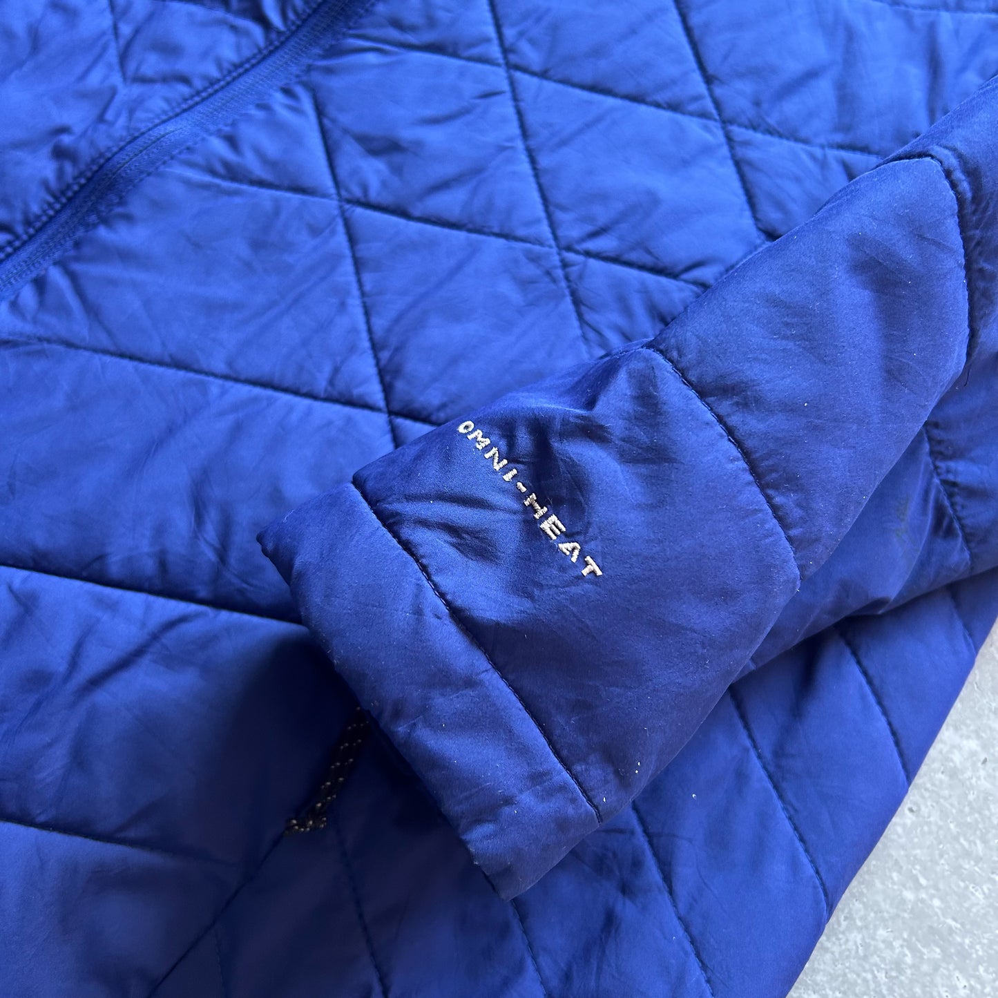 Columbia Puffer Jacket with Hood - Vibrant Blue
