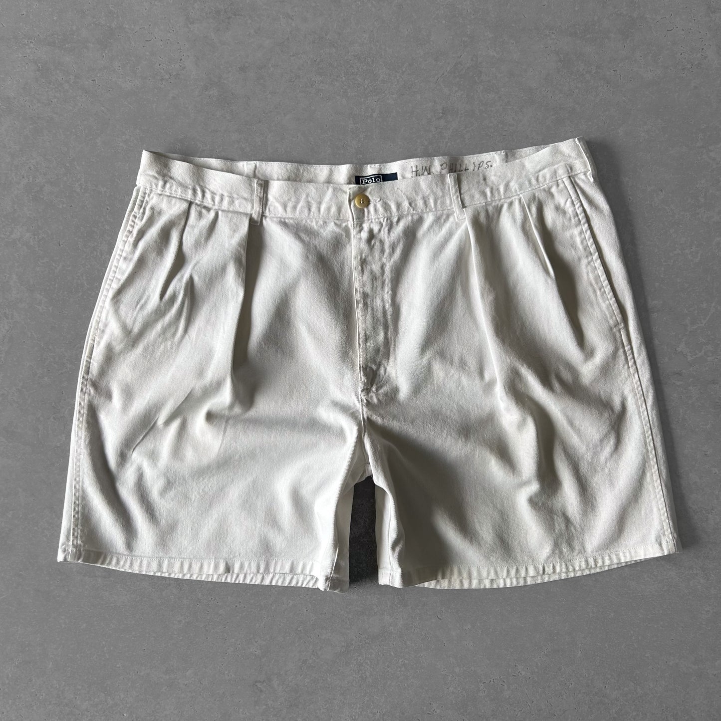 Polo Ralph Lauren Classic Fit White Chino Shorts