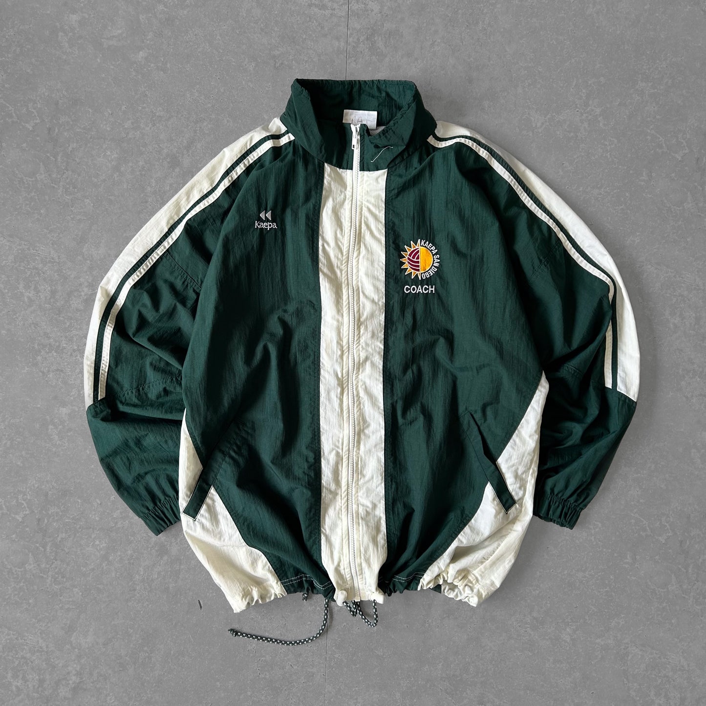 Vintage Kaepa Green & White Active Jacket