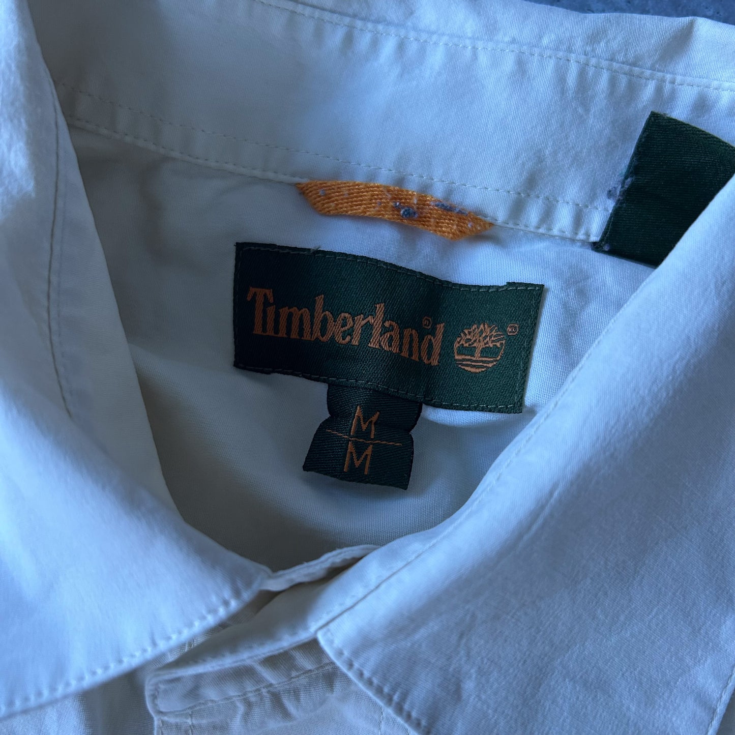Timberland Cream Button-Front Men's Shirt