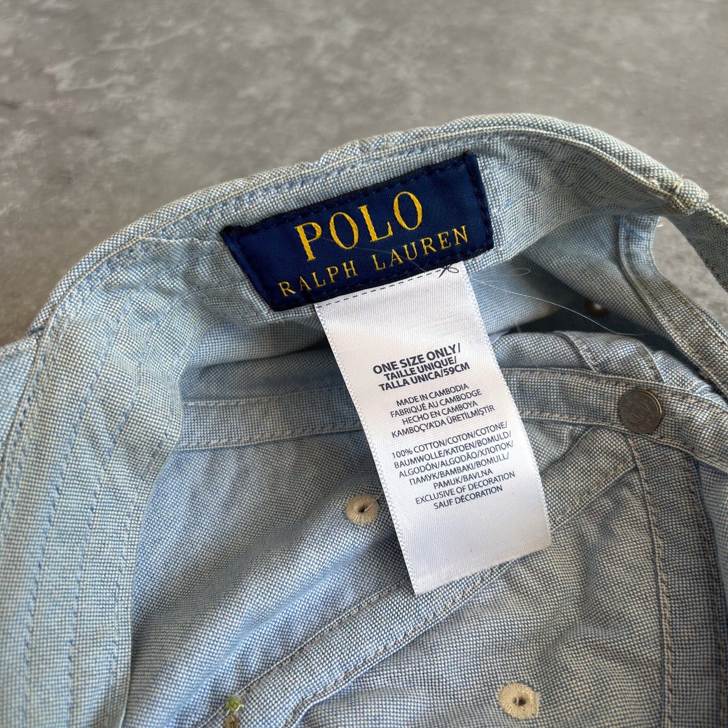 Polo Ralph Lauren Light Blue Baseball Cap