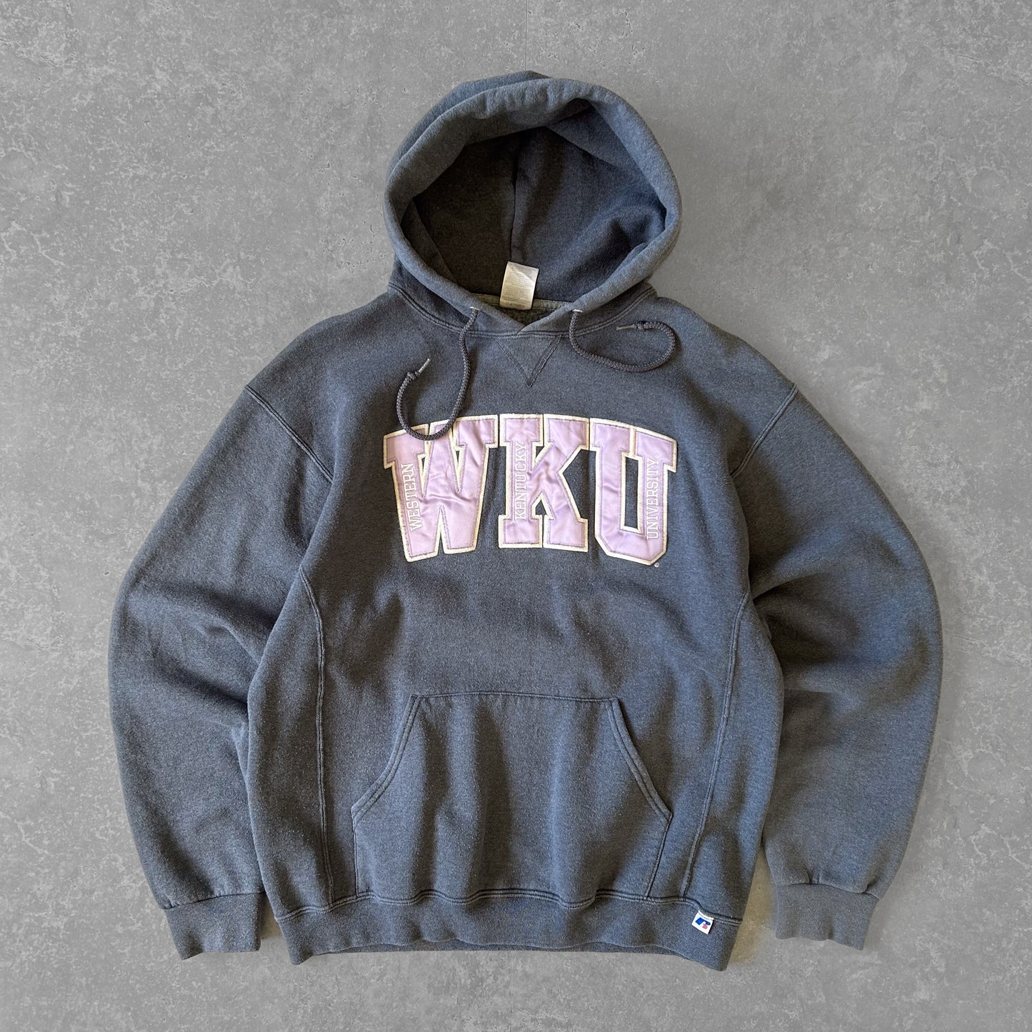 1990s - vintage russell athletic western kentucky university hoodie