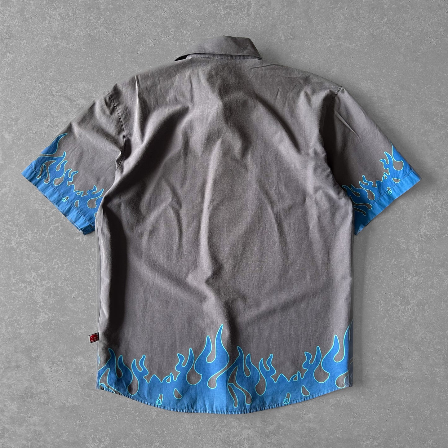 Vintage y2k Flame Detail Shirt