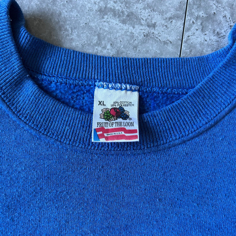 Vintage Fruit Of The Loom Short Sleeve Crewneck Sweatshirt