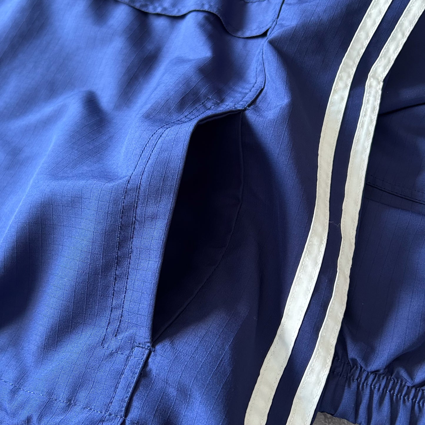 Adidas Navy Half-Zip Hooded Jacket
