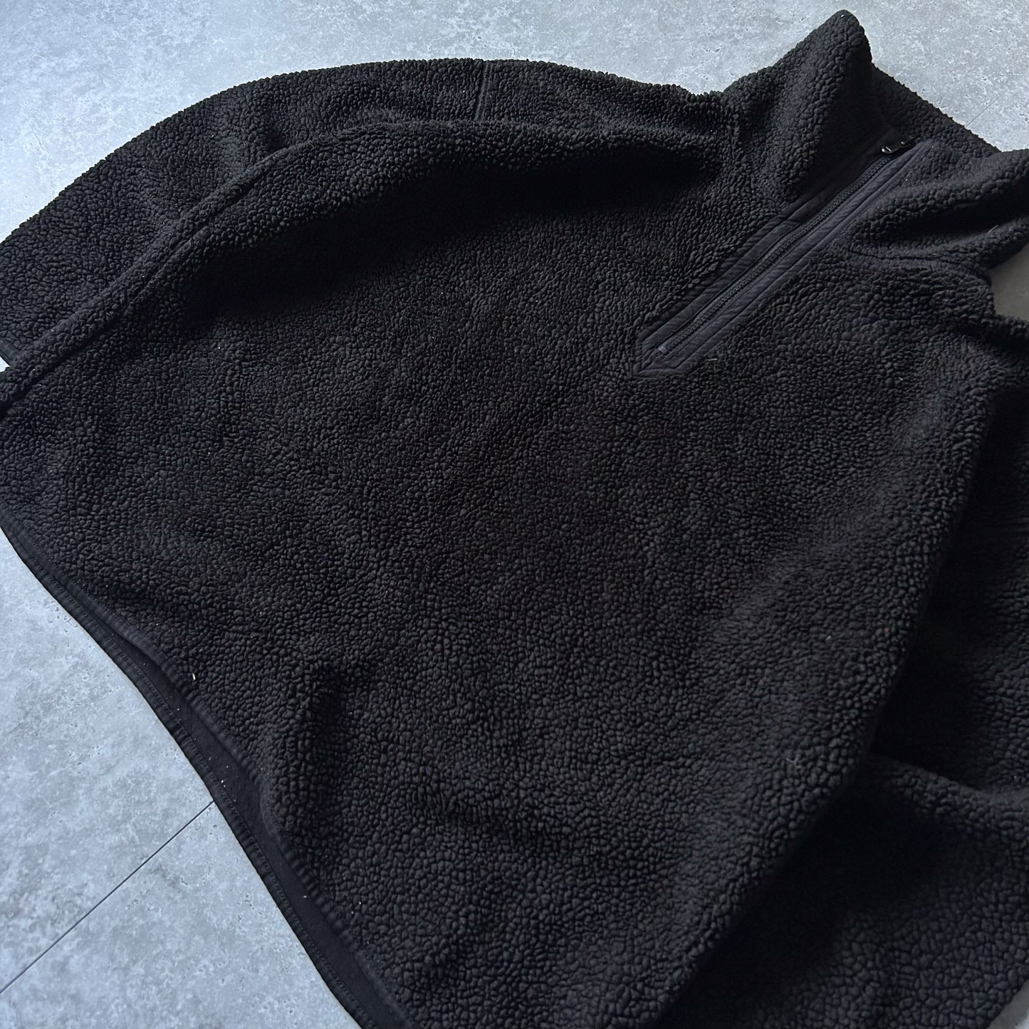 Chaps Black Fleece Pullover Jacket