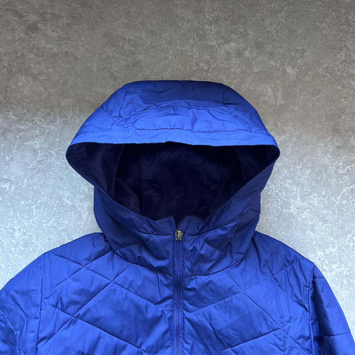 Columbia Puffer Jacket with Hood - Vibrant Blue