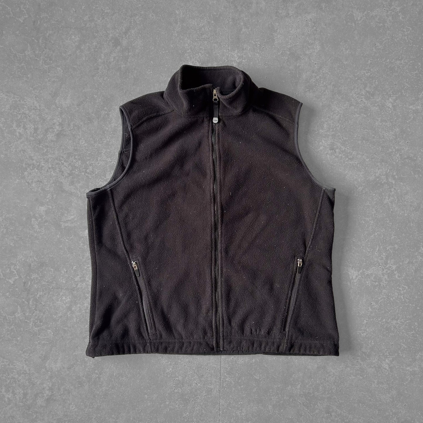 LL Bean Women's Black Fleece Vest