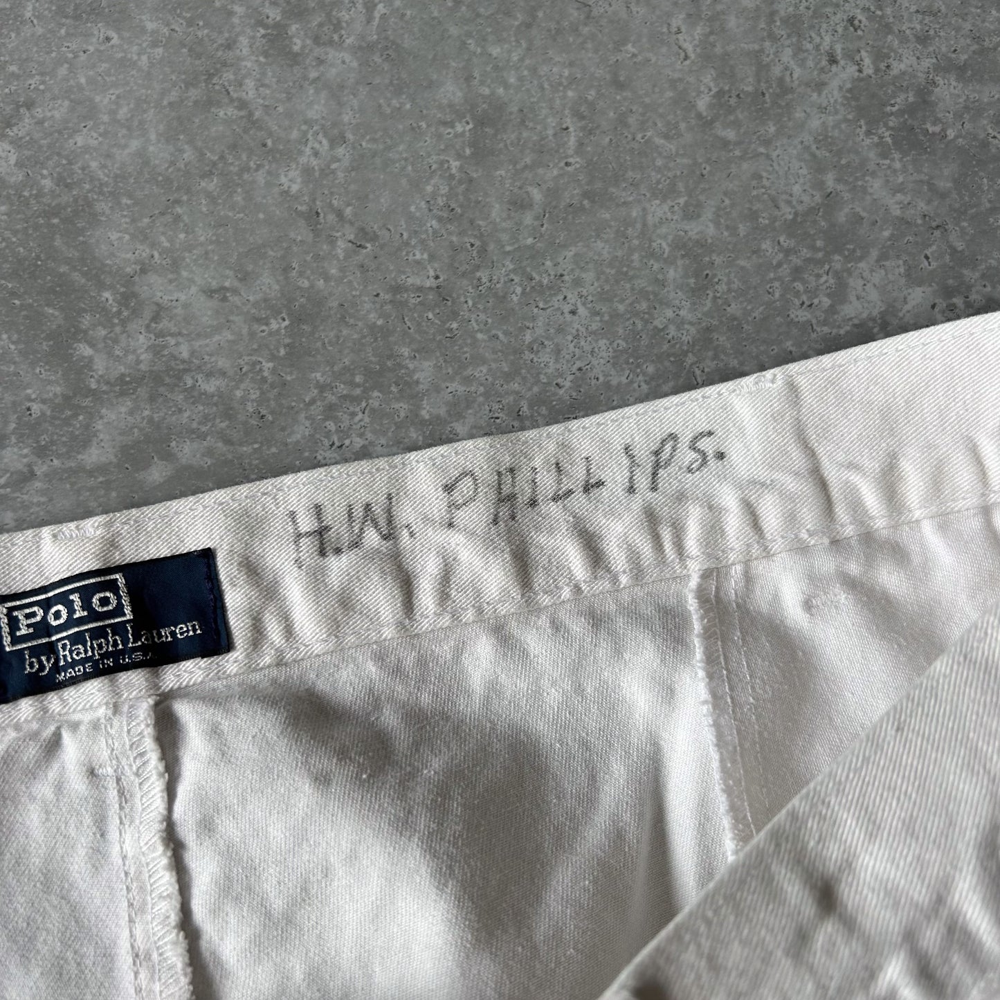 Polo Ralph Lauren Classic Fit White Chino Shorts