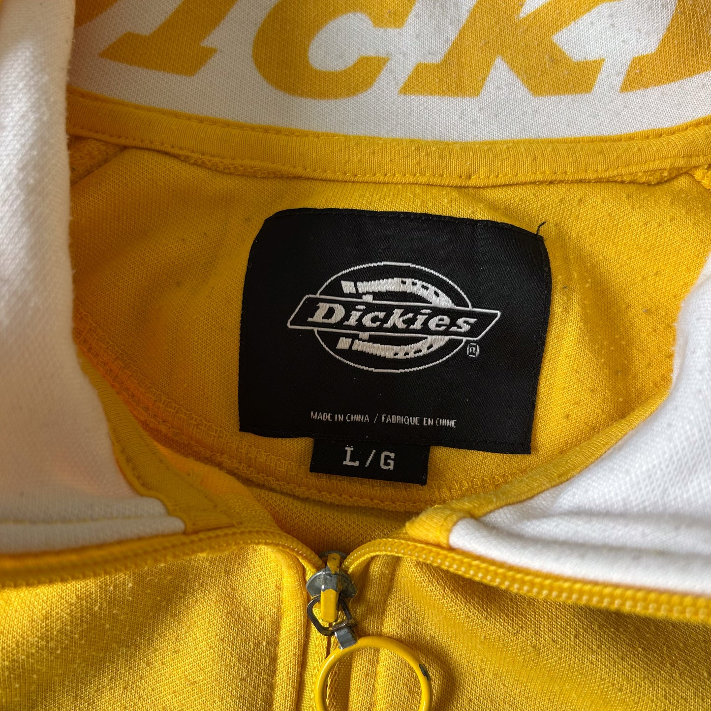 Vintage Dickies Yellow Tracksuit Jacket