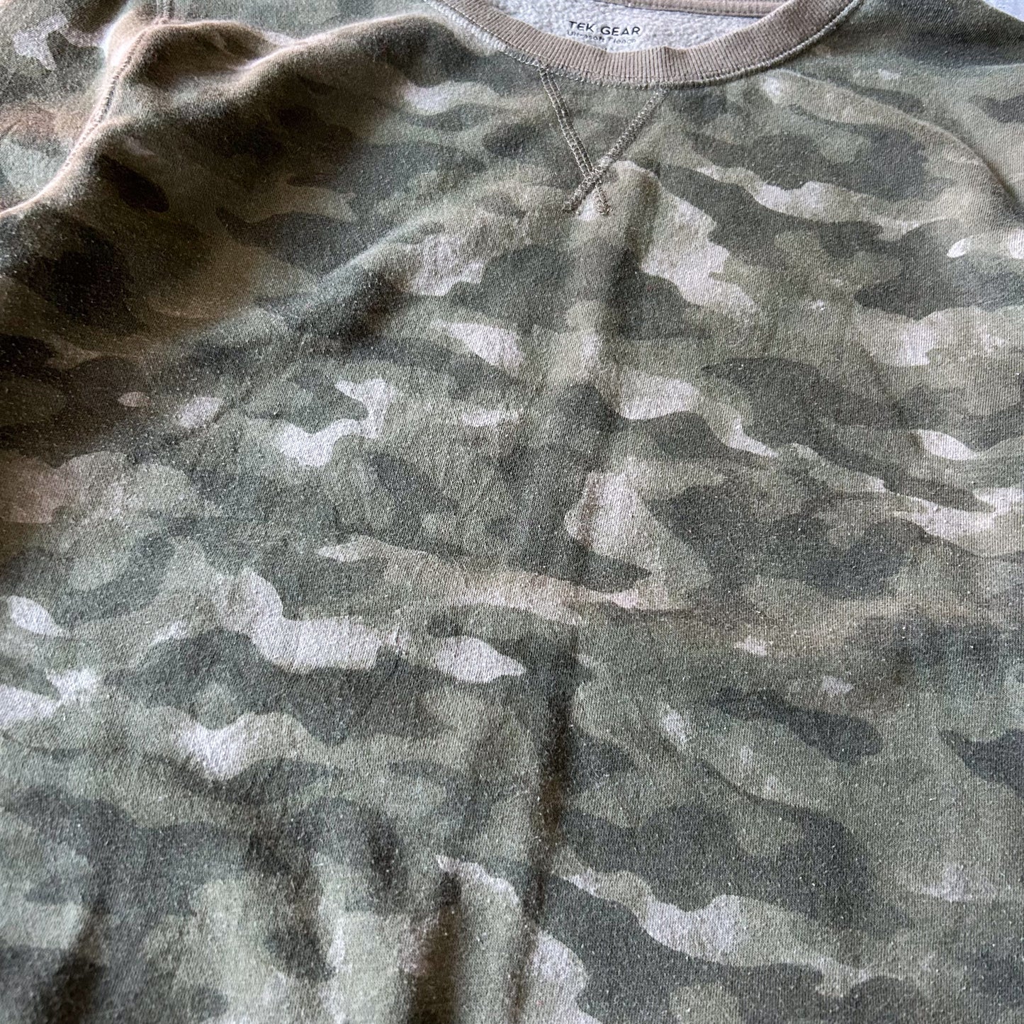 Men's Tek Gear Camouflage Fleece Sweatshirt