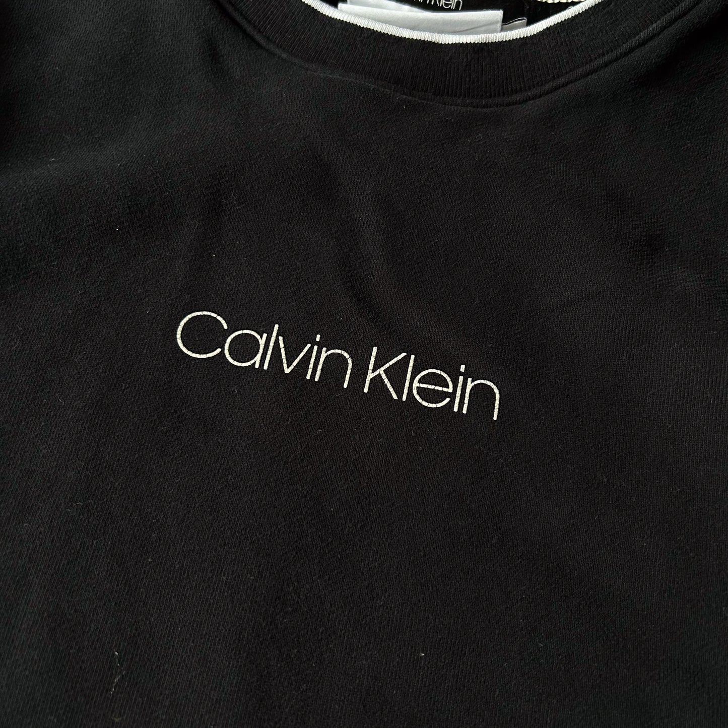 Calvin Klein Black Crew Neck Sweatshirt