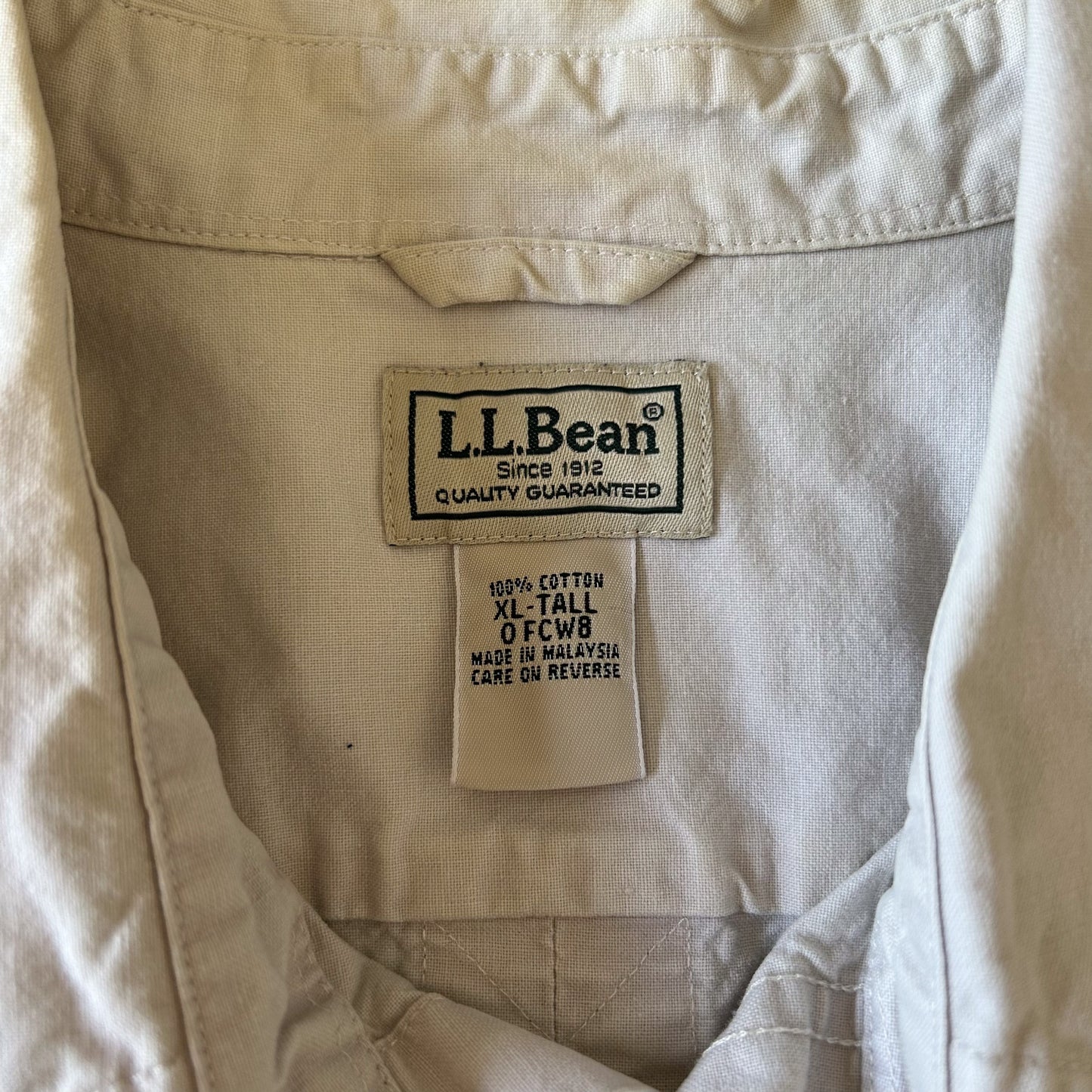 Vintage L.L.Bean Classic Cotton Button-Up Shirt
