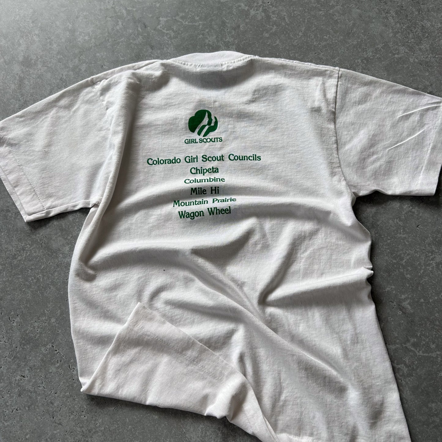 1992 Single Stitch Colorado Girl Scouts “Care for the Earth” 80th Anniversary T-Shirt