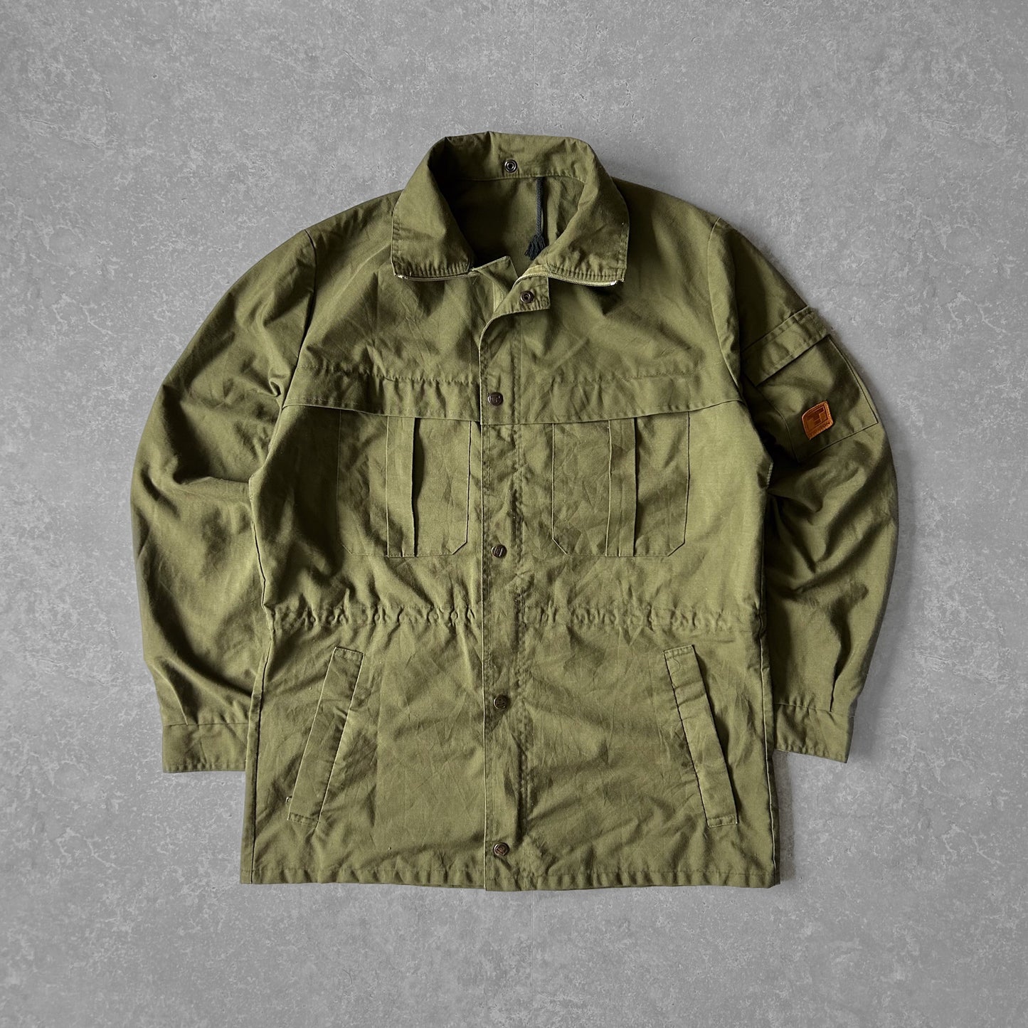 Hensson Olive Green Utility Jacket