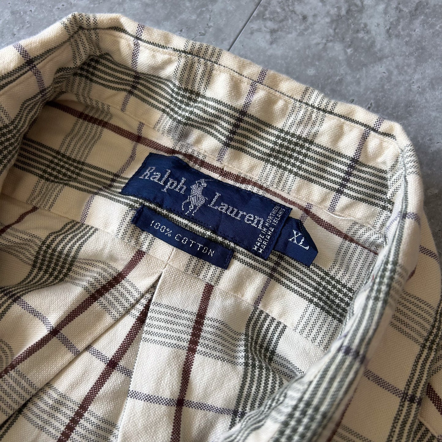 Ralph Lauren Checkered Button-Up Shirt