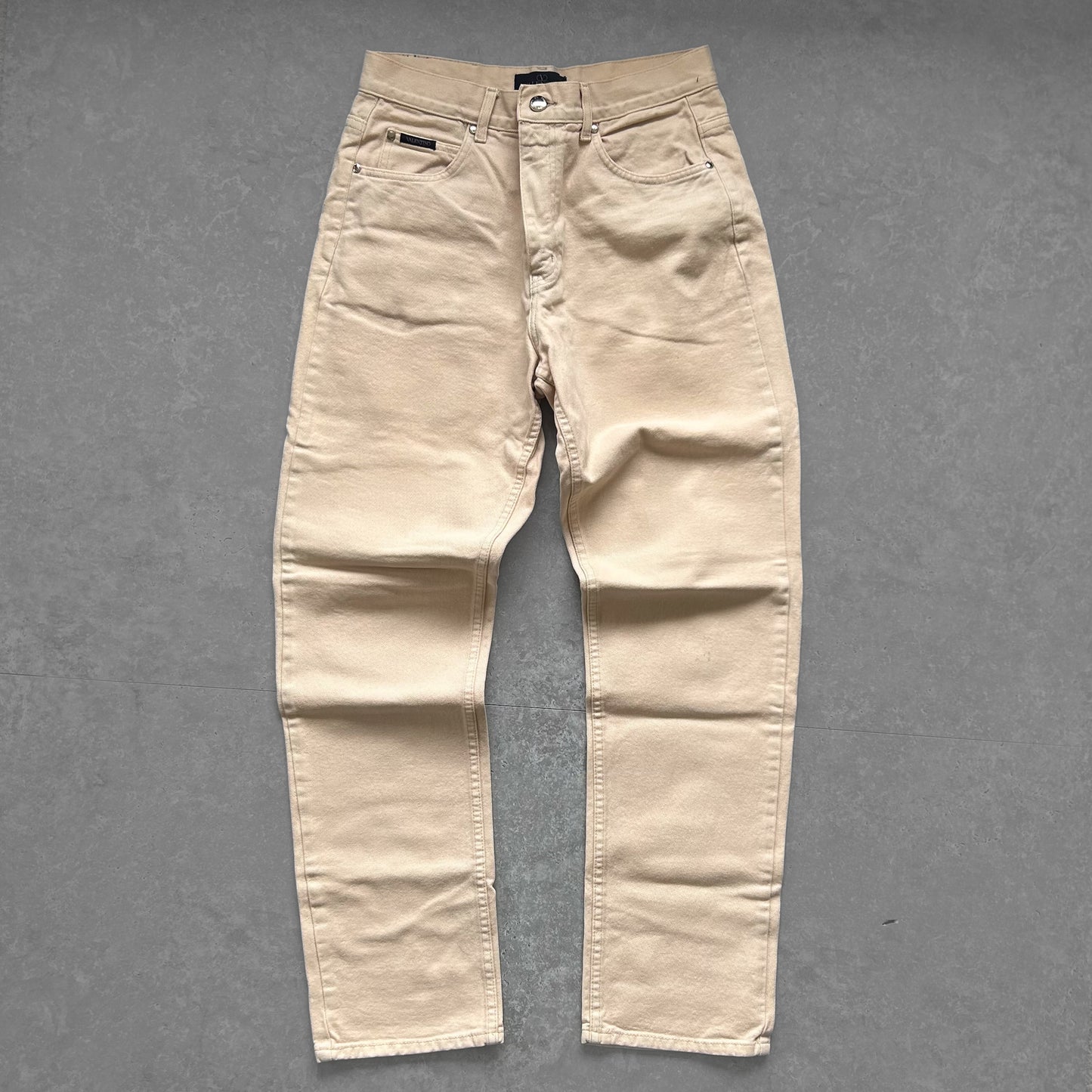 Valentino Jeans Beige Slim Fit Trousers