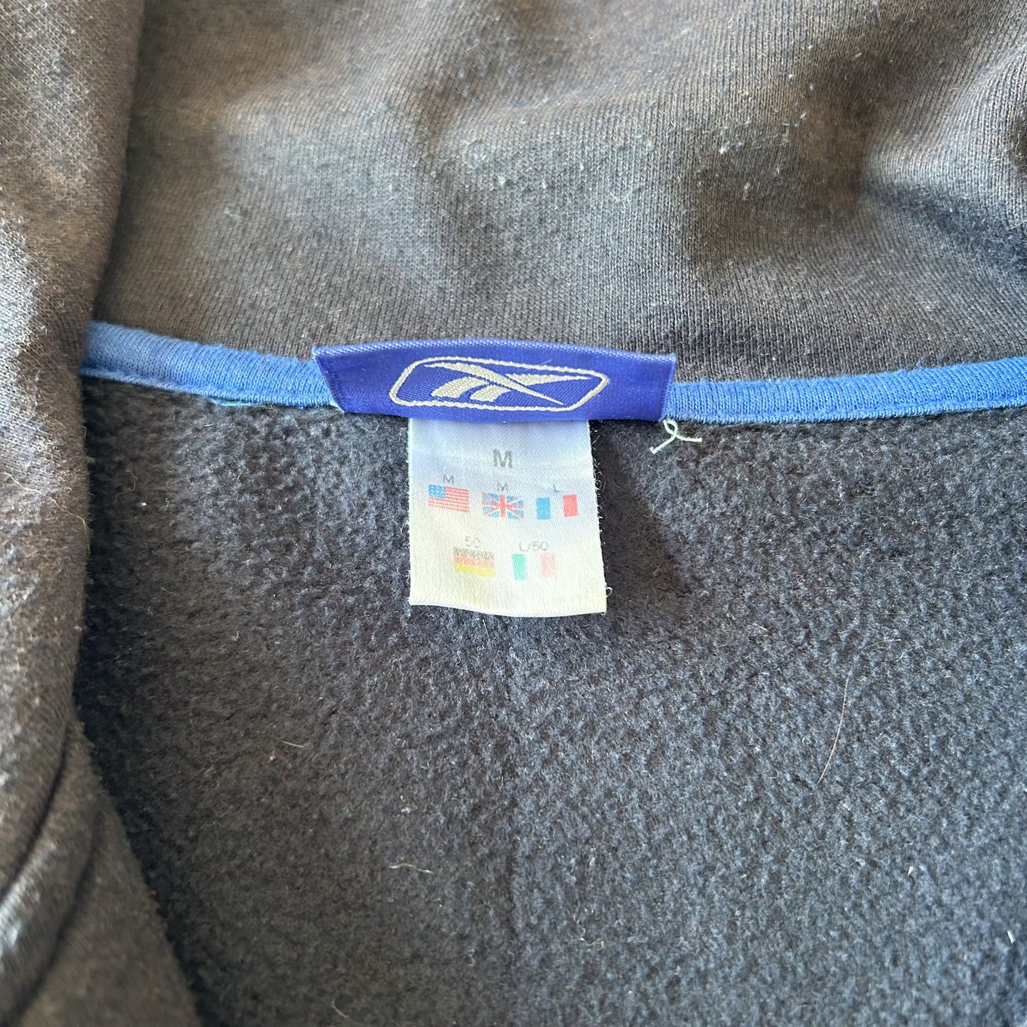 Vintage Reebok Blue and Navy Activewear Jacket
