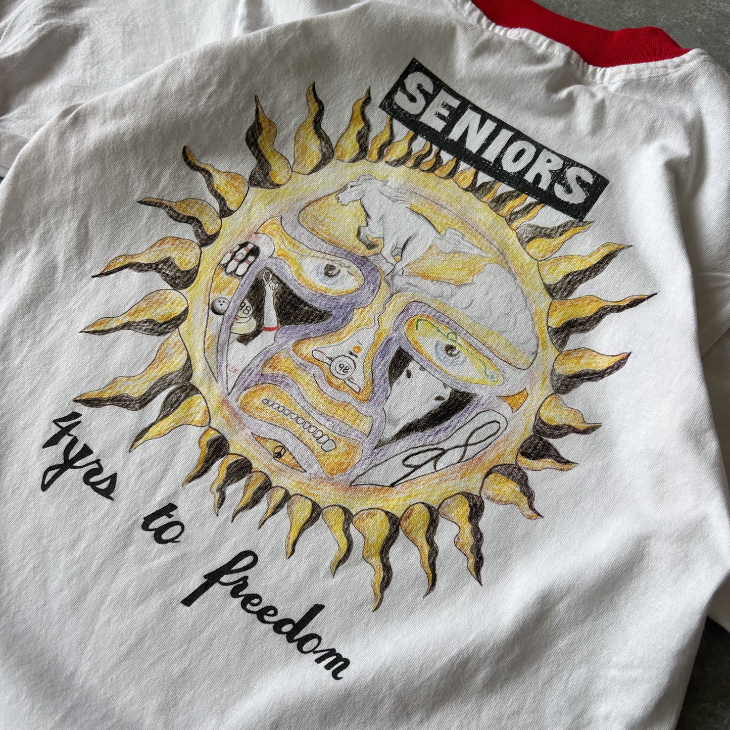 Vintage Men's Single Stitch Anvil Seniors '98 Tee