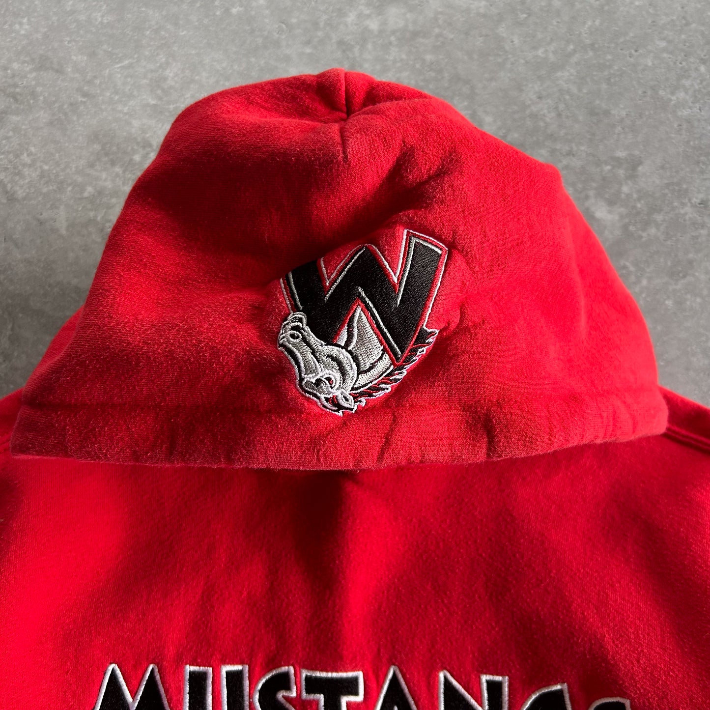 Red Mustangs Volleyball Hoodie