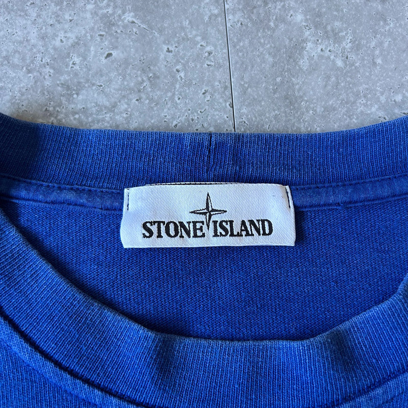 Stone Island Blue Sweatshirt