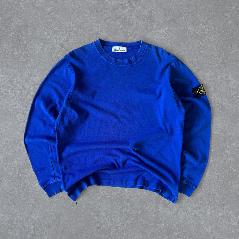 Stone Island Blue Sweatshirt