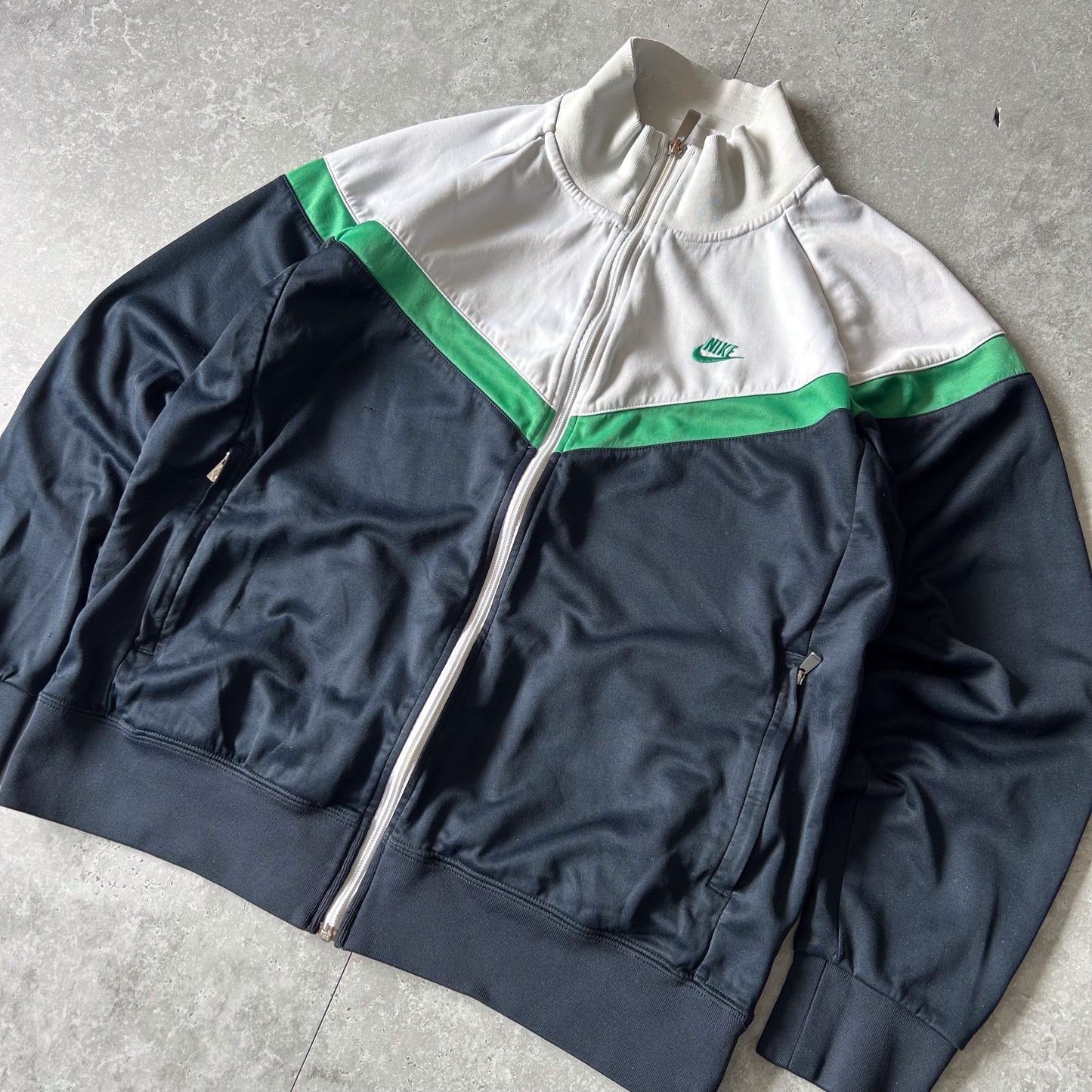 Nike Track Jacket with Color Block Design
