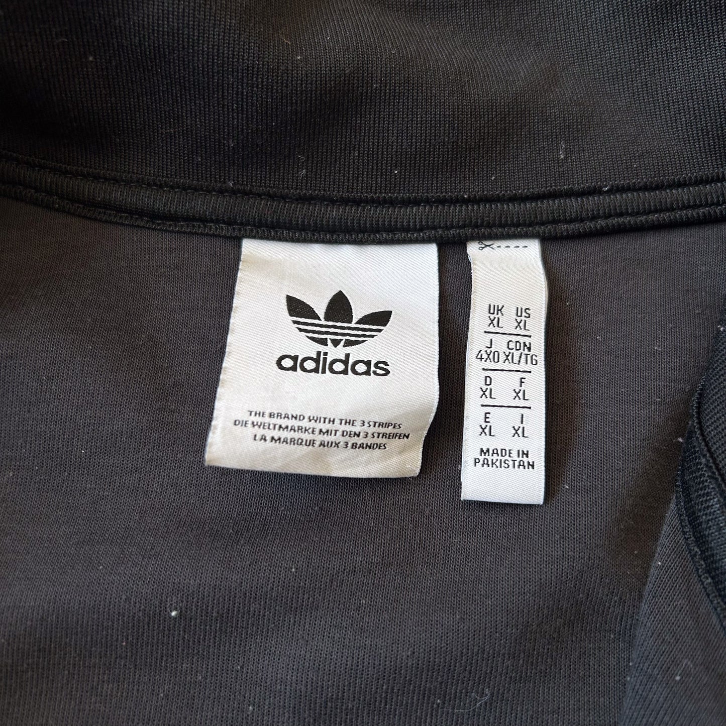 Adidas Classic Black Track Jacket