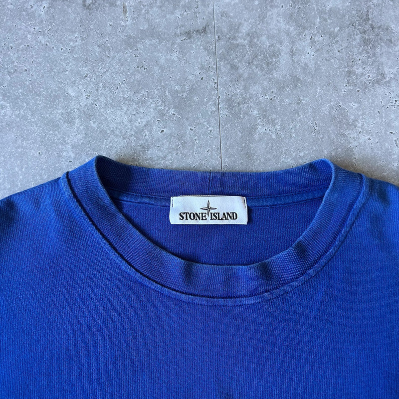 Stone Island Blue Sweatshirt