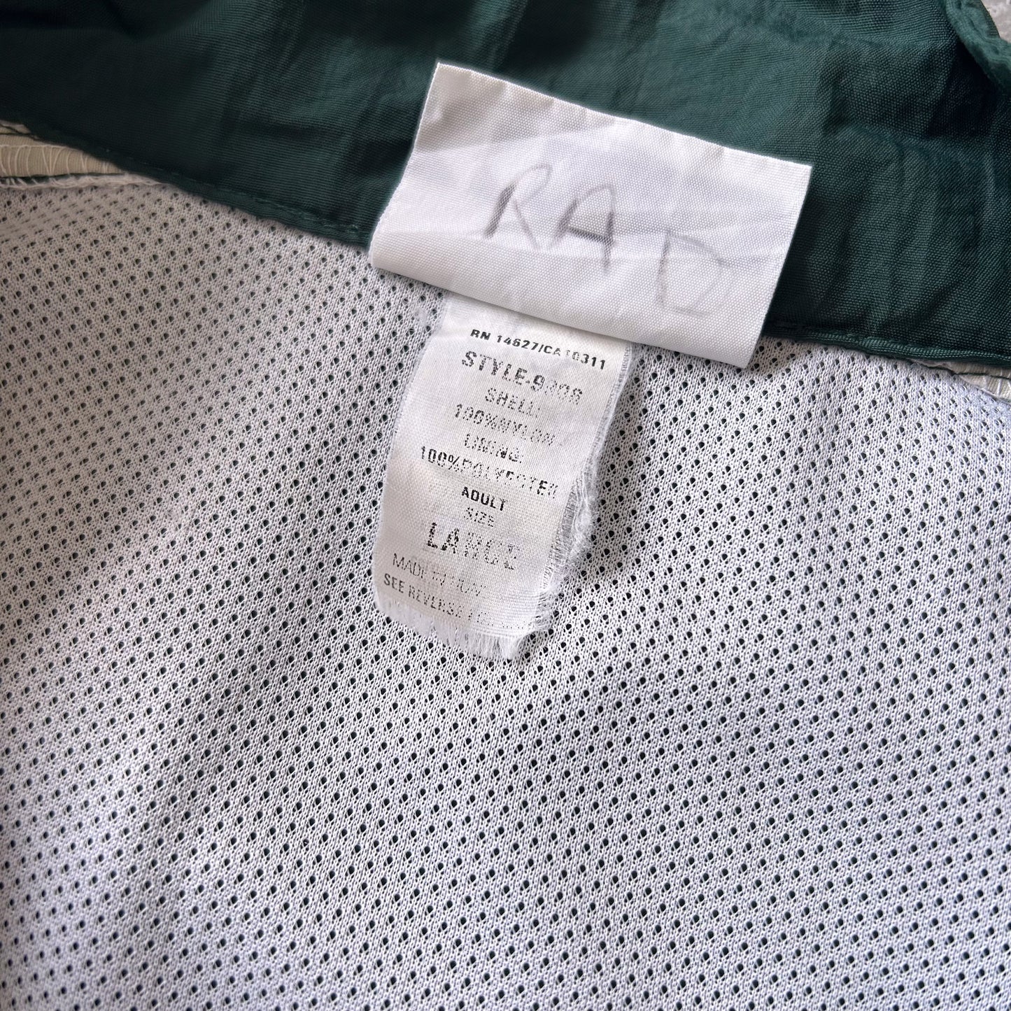 Vintage Kaepa Green & White Active Jacket