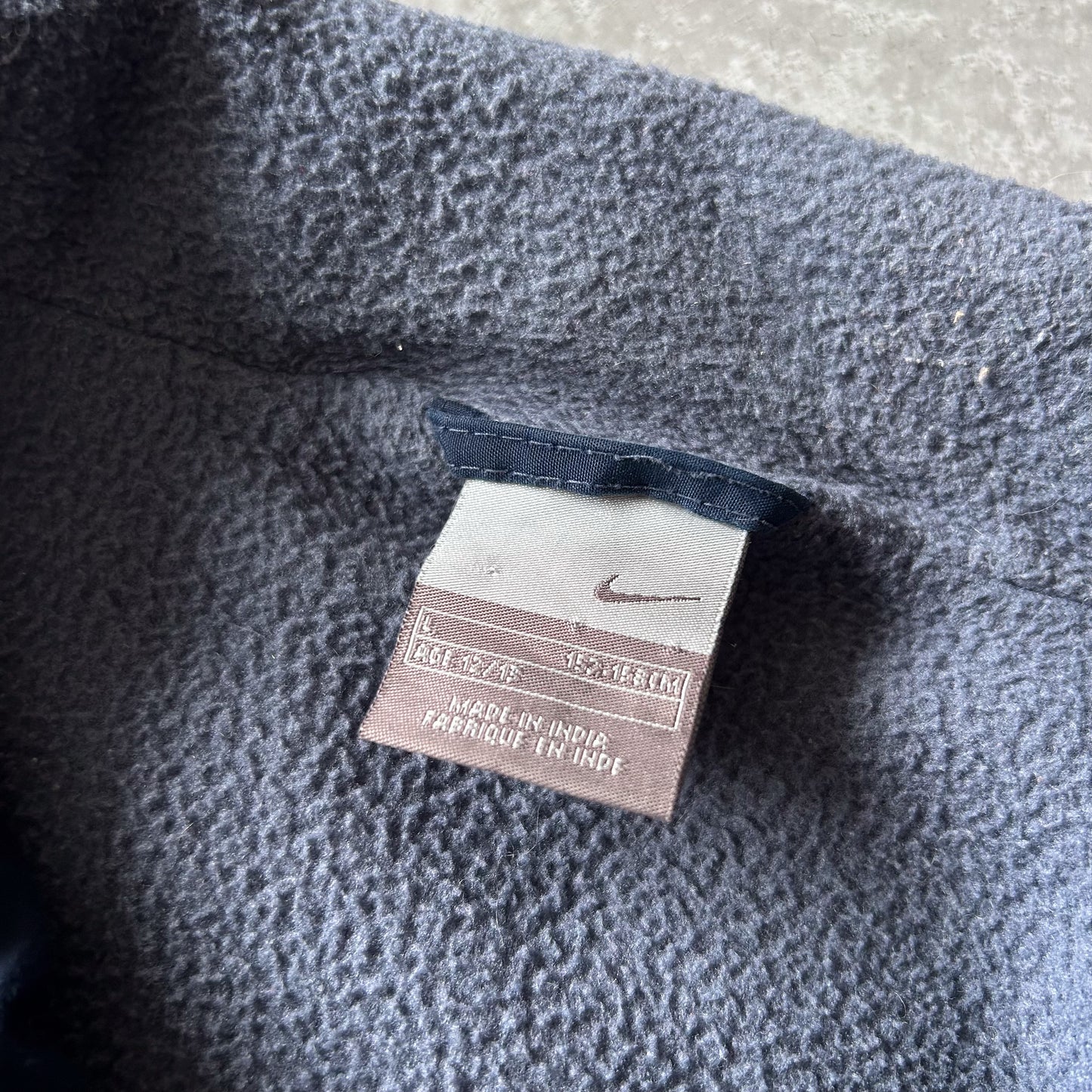 Vintage Nike shox Navy Half-Zip Pullover Jacket