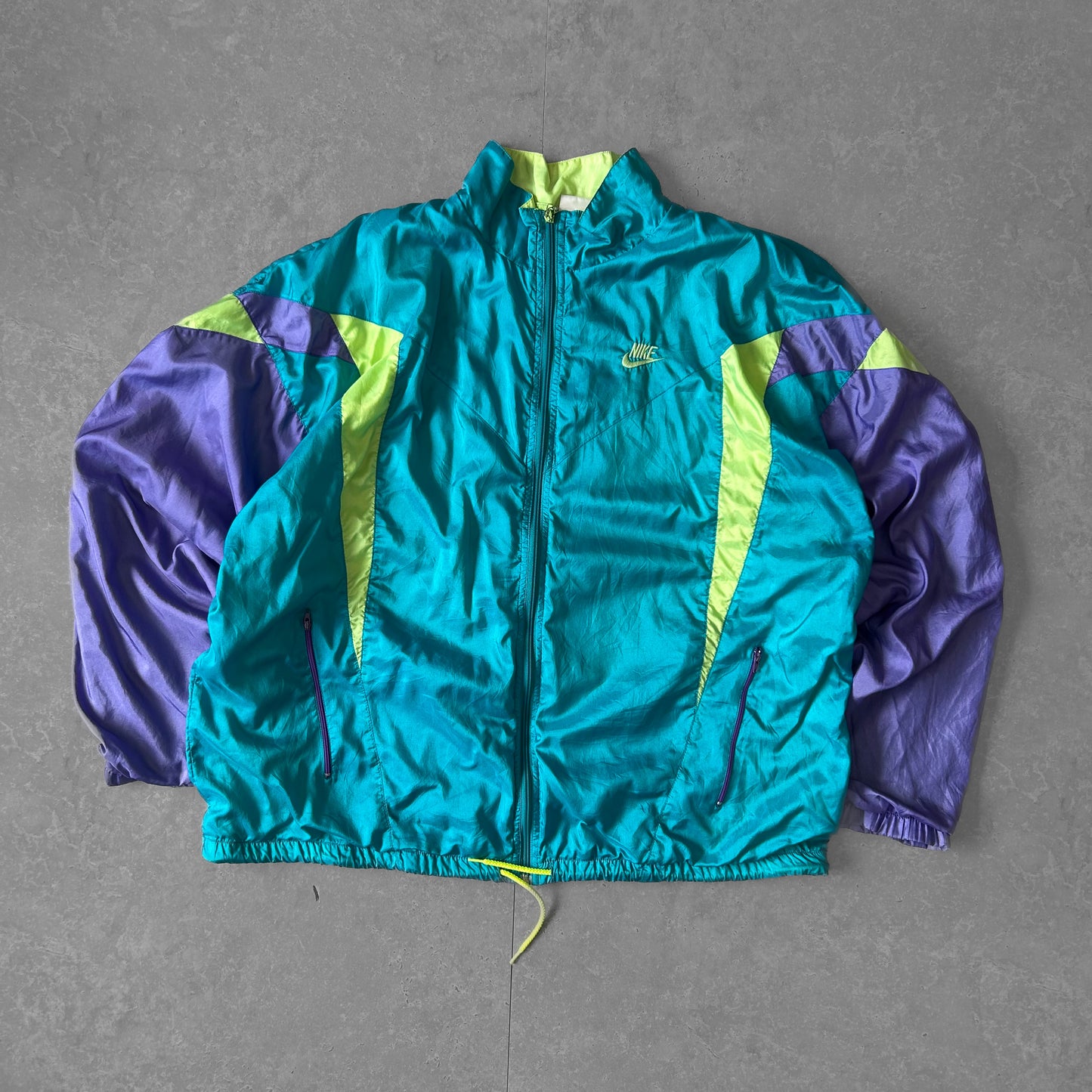 Vintage Nike Teal & Purple Windbreaker Jacket